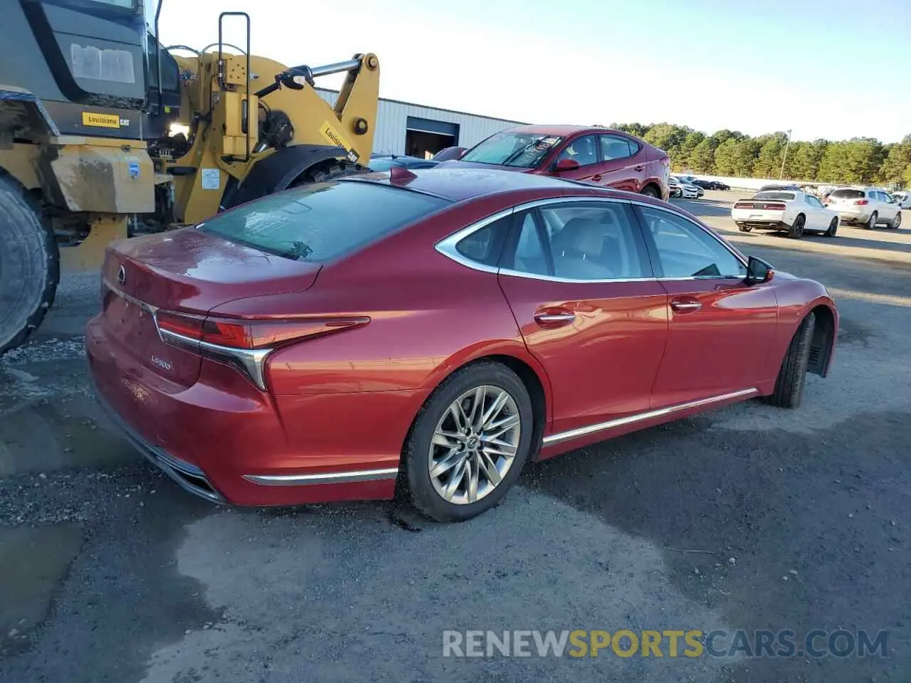 3 fotografías del automóvil dañado JTHB51FF1K5007992 LEXUS LS500 2019