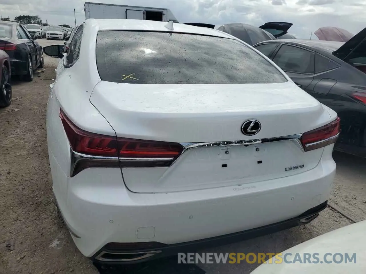 6 fotografías del automóvil dañado JTHB51FF4K5007906 LEXUS LS500 2019