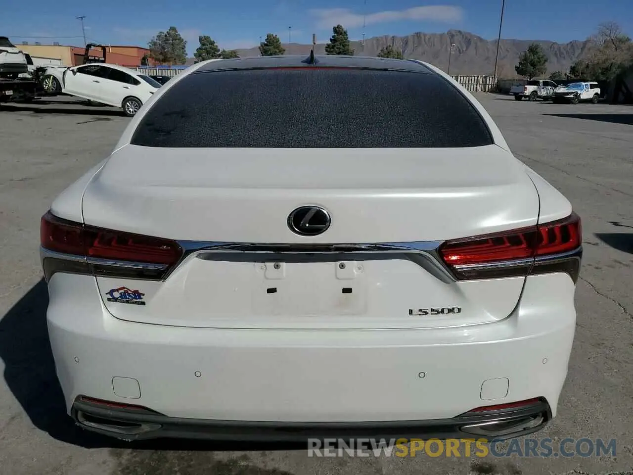 6 fotografías del automóvil dañado JTHB51FF9K5008940 LEXUS LS500 2019