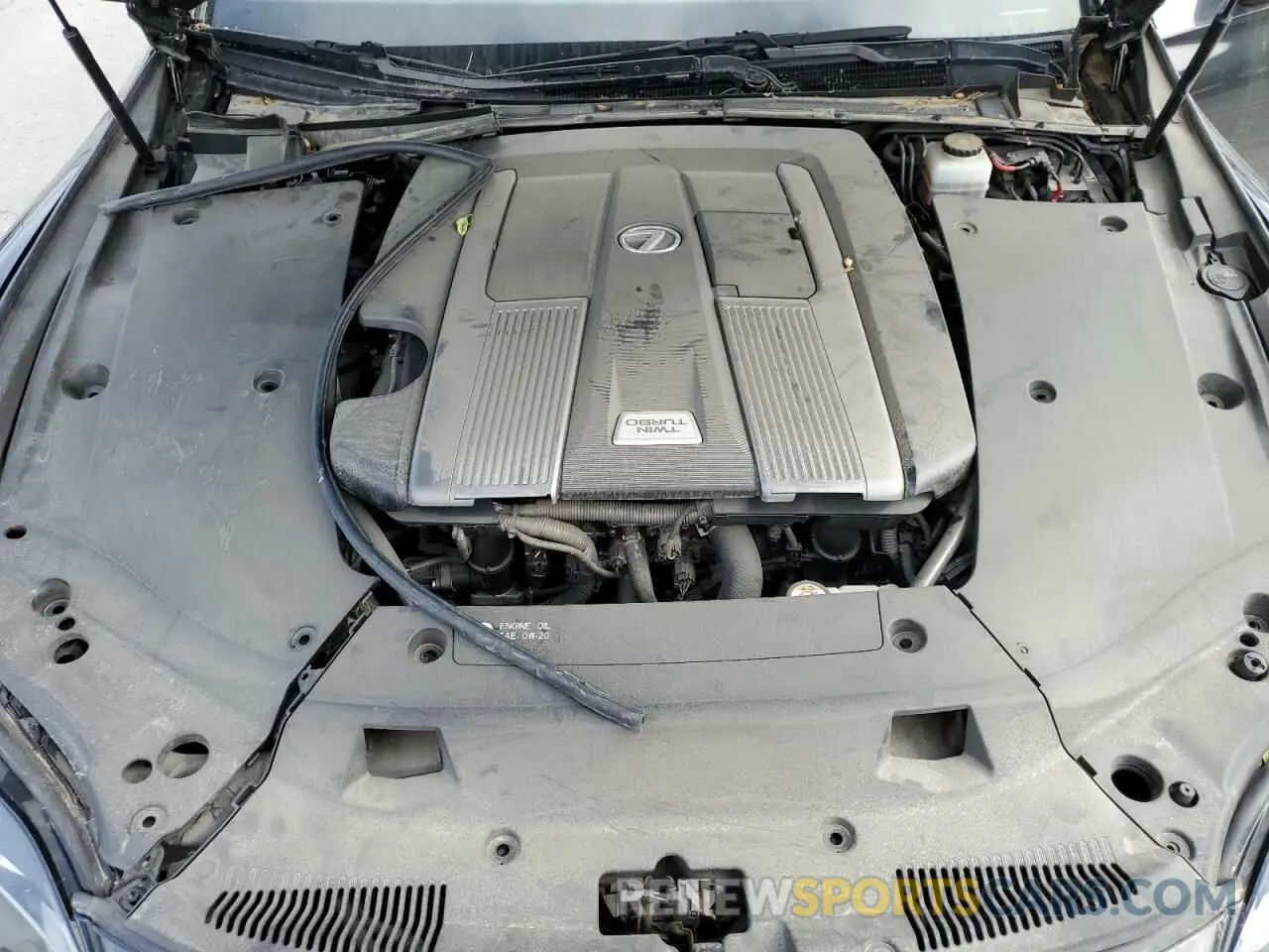 11 fotografías del automóvil dañado JTHB5LFFXK5009462 LEXUS LS500 2019