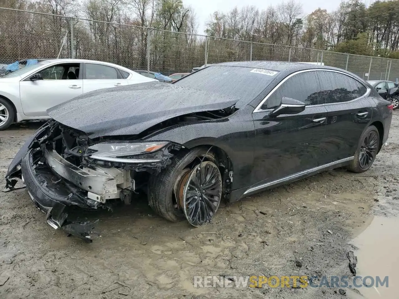 1 fotografías del automóvil dañado JTHC51FF1K5005423 LEXUS LS500 2019