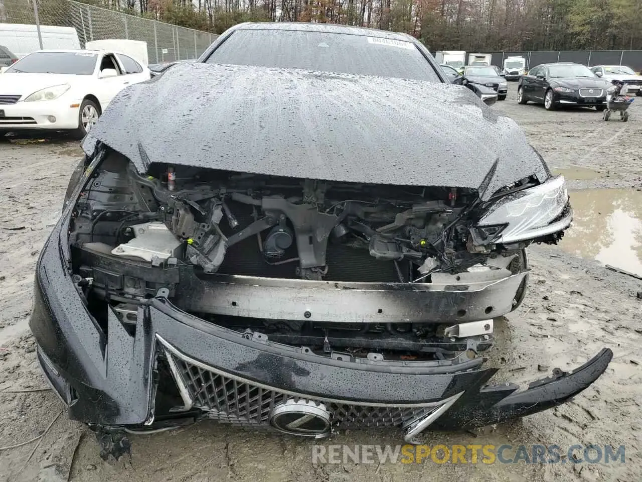 5 fotografías del automóvil dañado JTHC51FF1K5005423 LEXUS LS500 2019