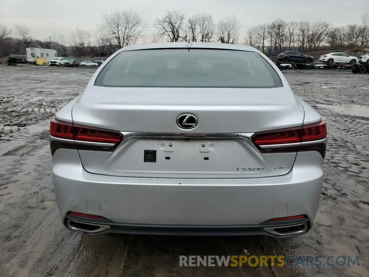 6 fotografías del automóvil dañado JTHC51FF1K5007446 LEXUS LS500 2019