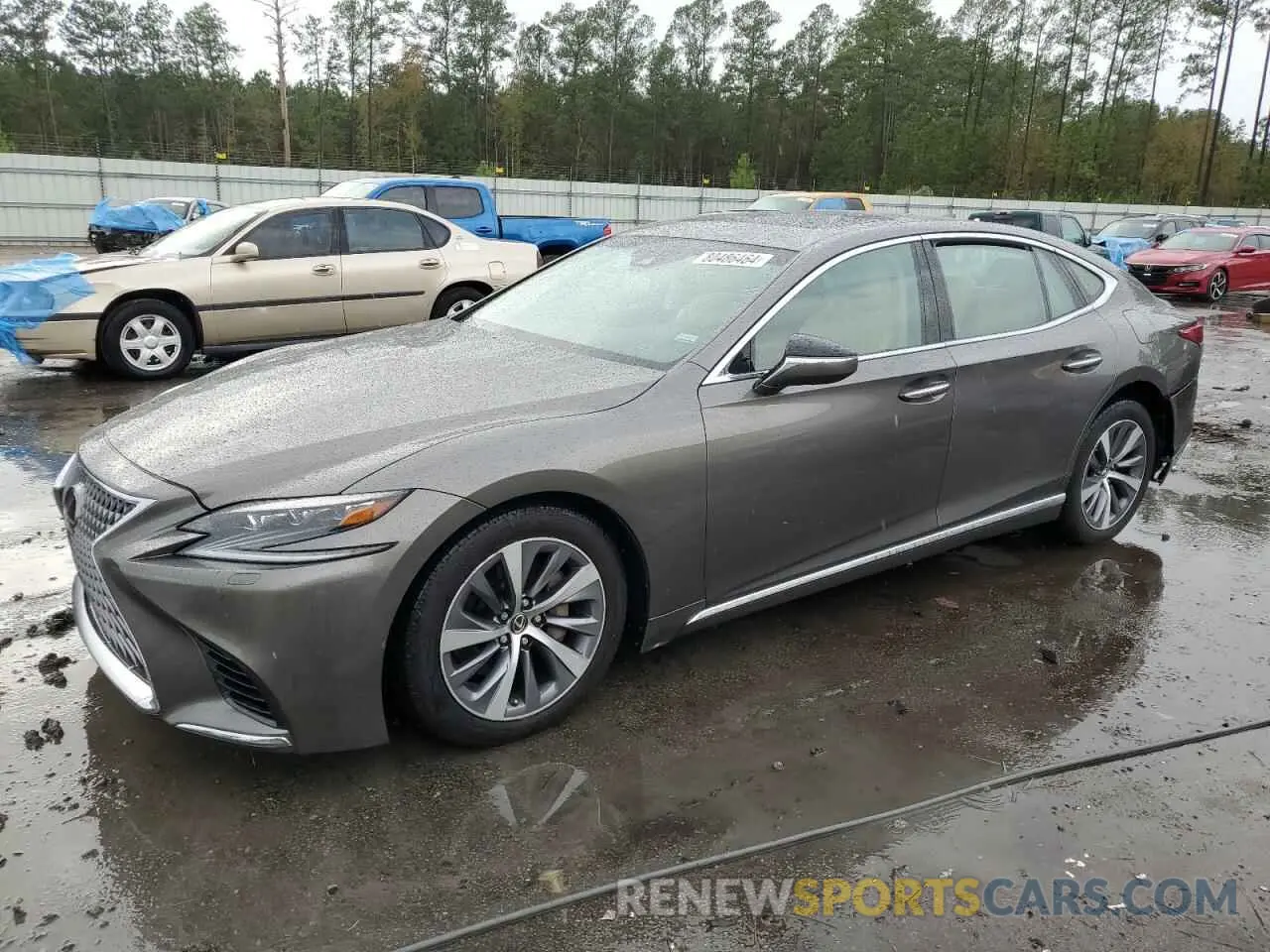 1 fotografías del automóvil dañado JTHC51FF2K5005429 LEXUS LS500 2019