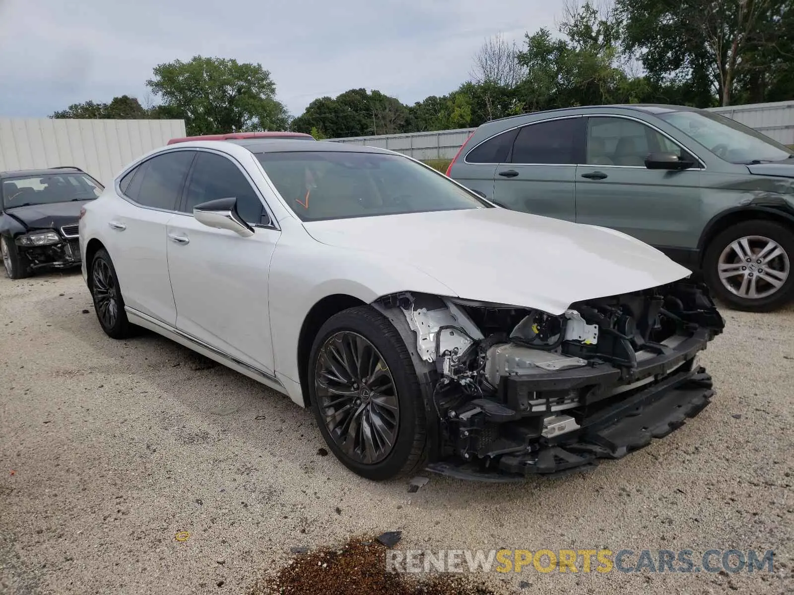 1 fotografías del automóvil dañado JTHC51FF4K5006825 LEXUS LS500 2019
