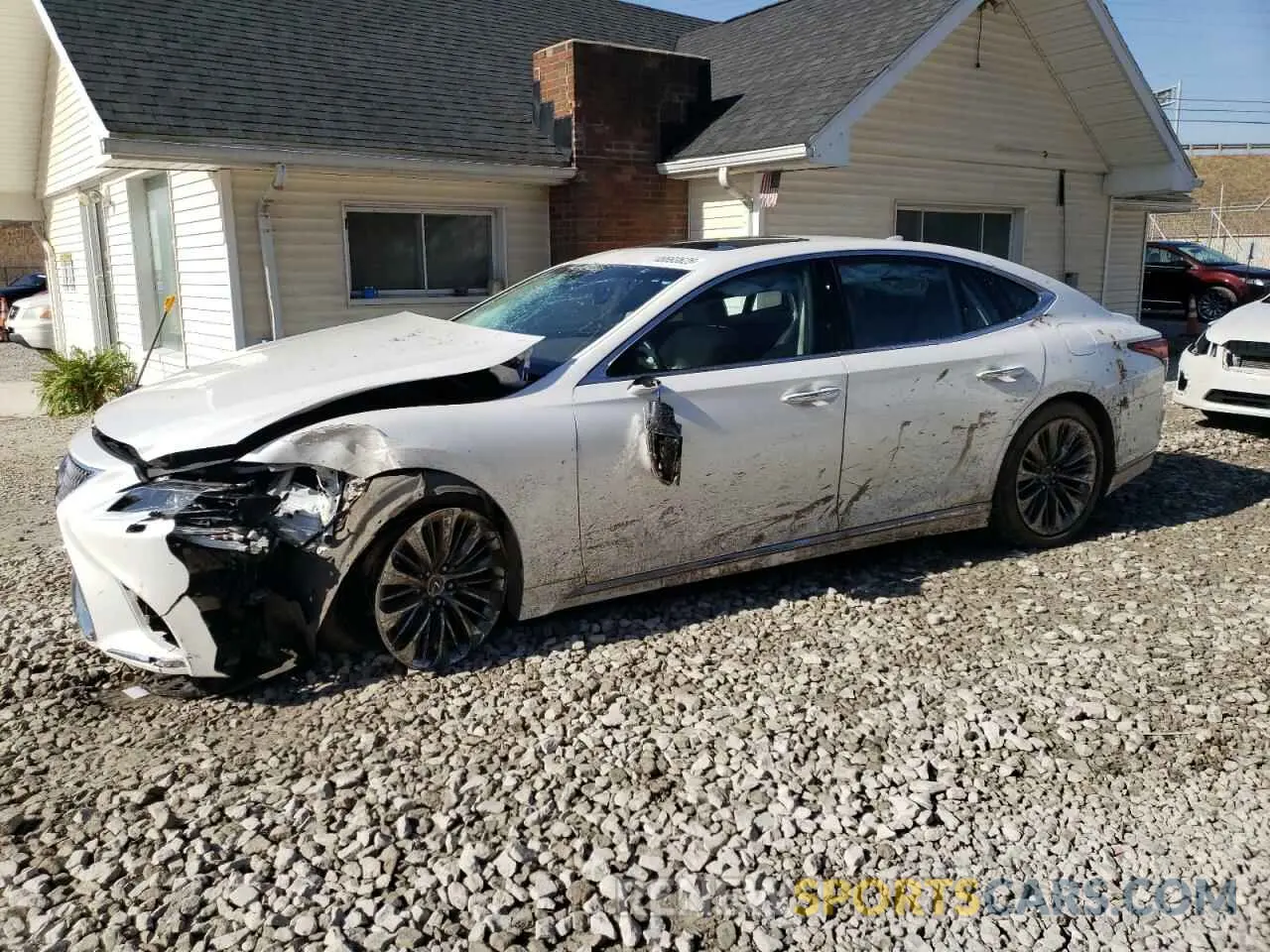 1 fotografías del automóvil dañado JTHC51FF6K5005529 LEXUS LS500 2019