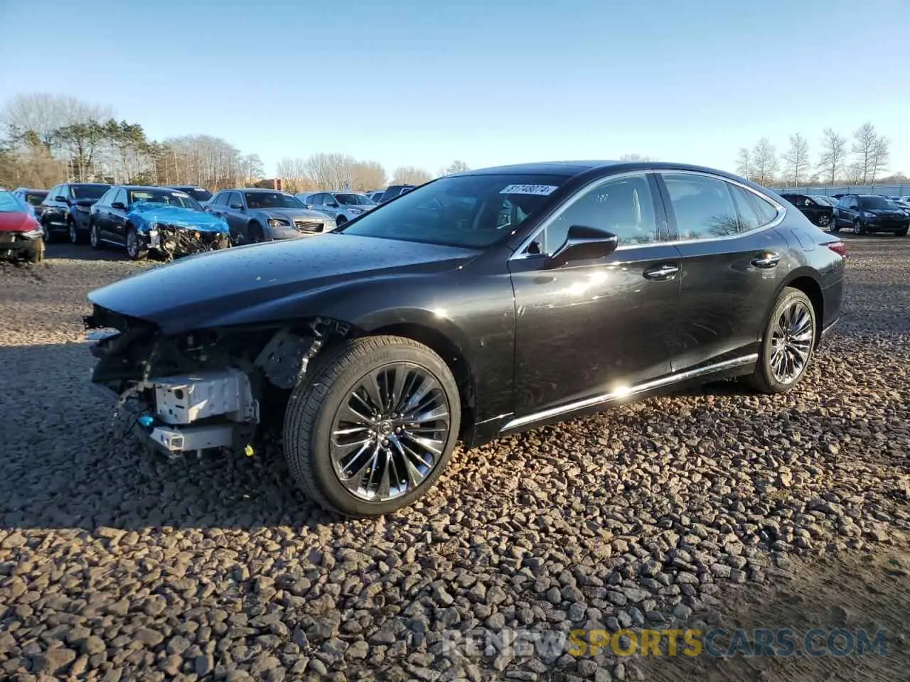 1 fotografías del automóvil dañado JTHC51FF6K5006583 LEXUS LS500 2019