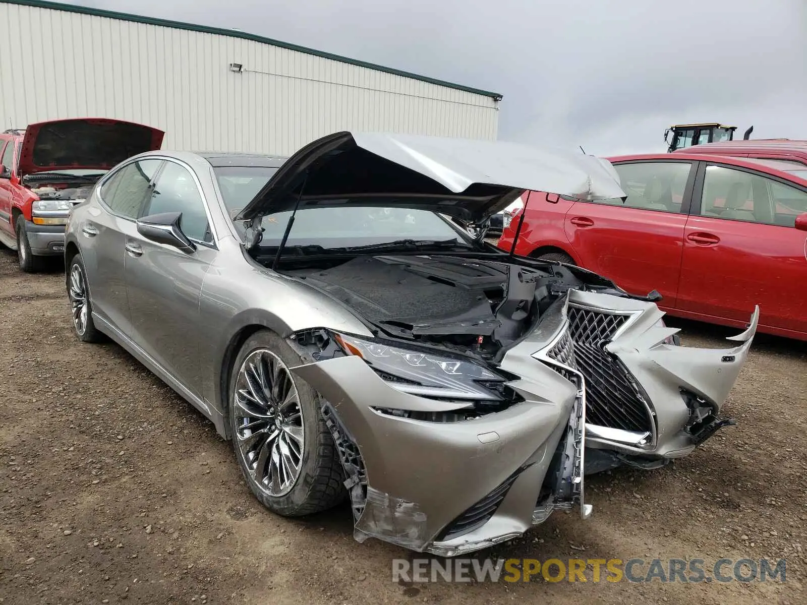 1 fotografías del automóvil dañado JTHC5LFF0K5006249 LEXUS LS500 2019