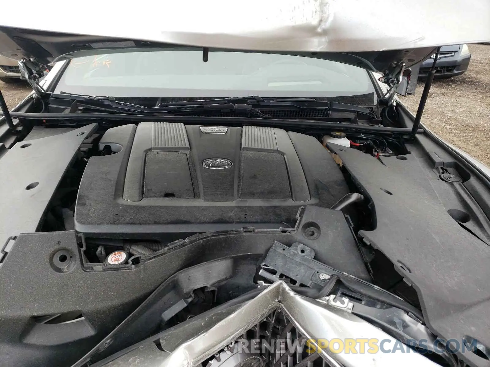 7 fotografías del automóvil dañado JTHC5LFF0K5006249 LEXUS LS500 2019