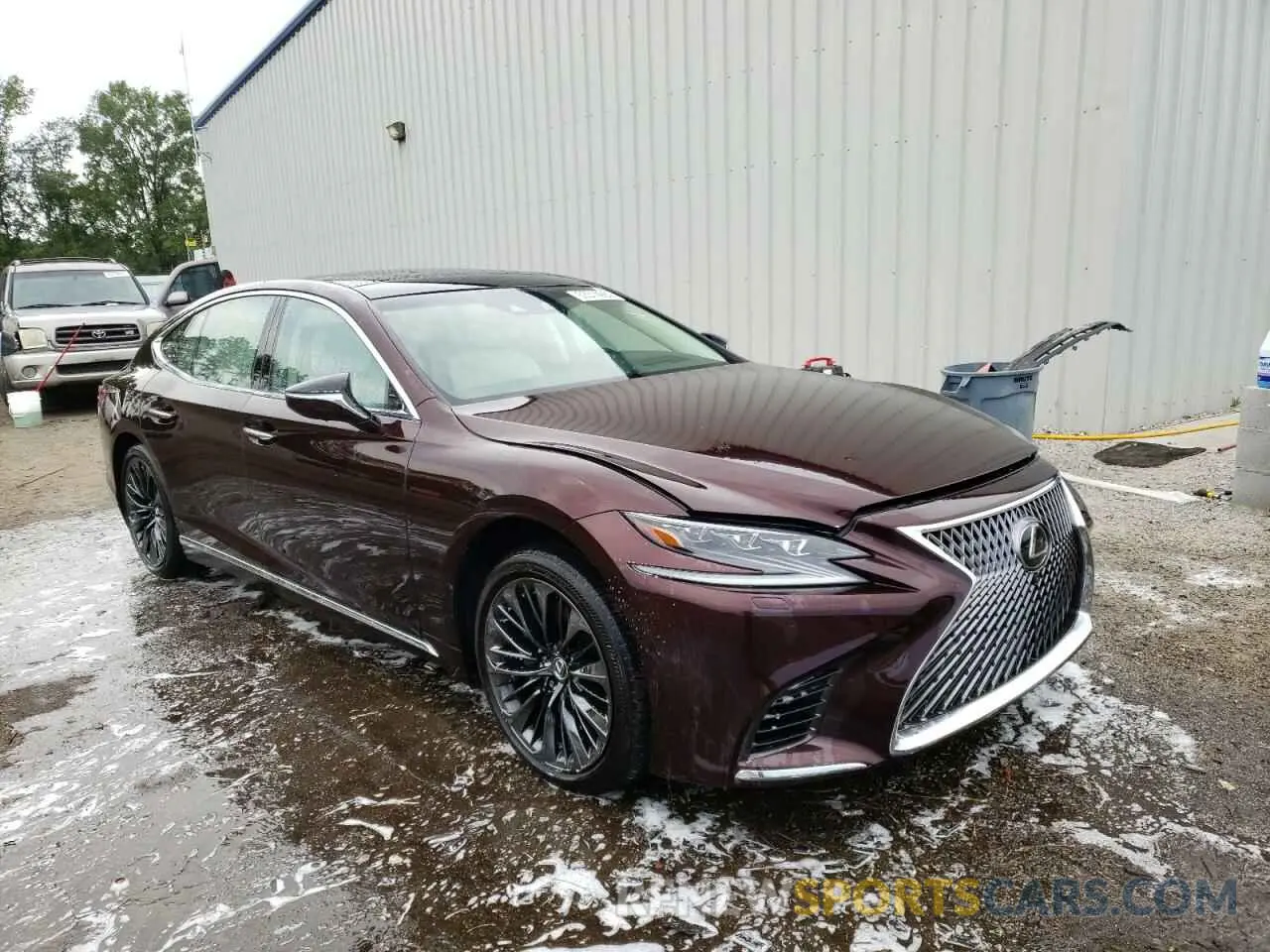 1 fotografías del automóvil dañado JTHG5LFF6L5011362 LEXUS LS500 2020
