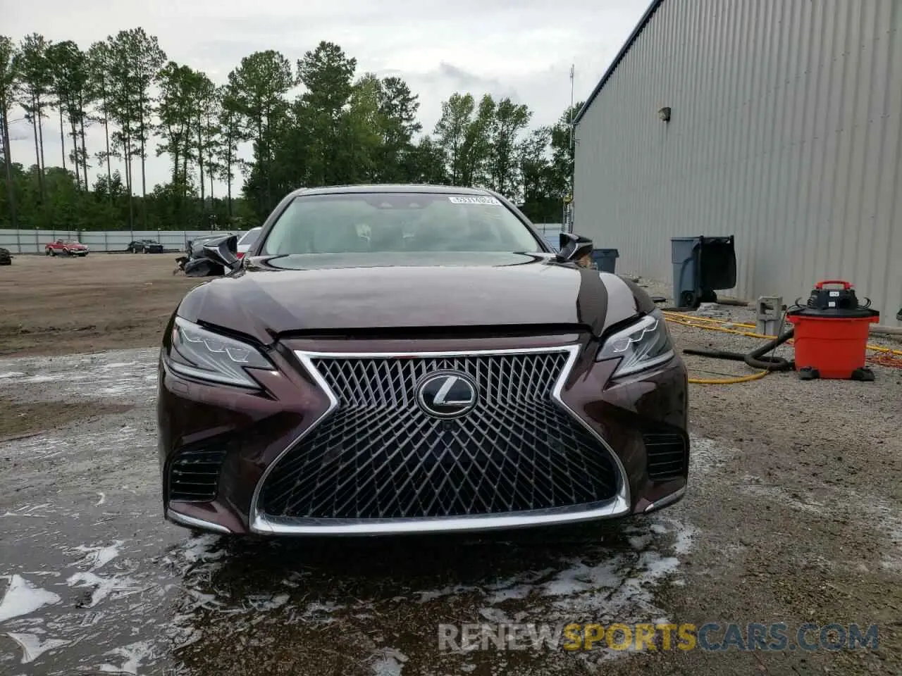 9 fotografías del automóvil dañado JTHG5LFF6L5011362 LEXUS LS500 2020