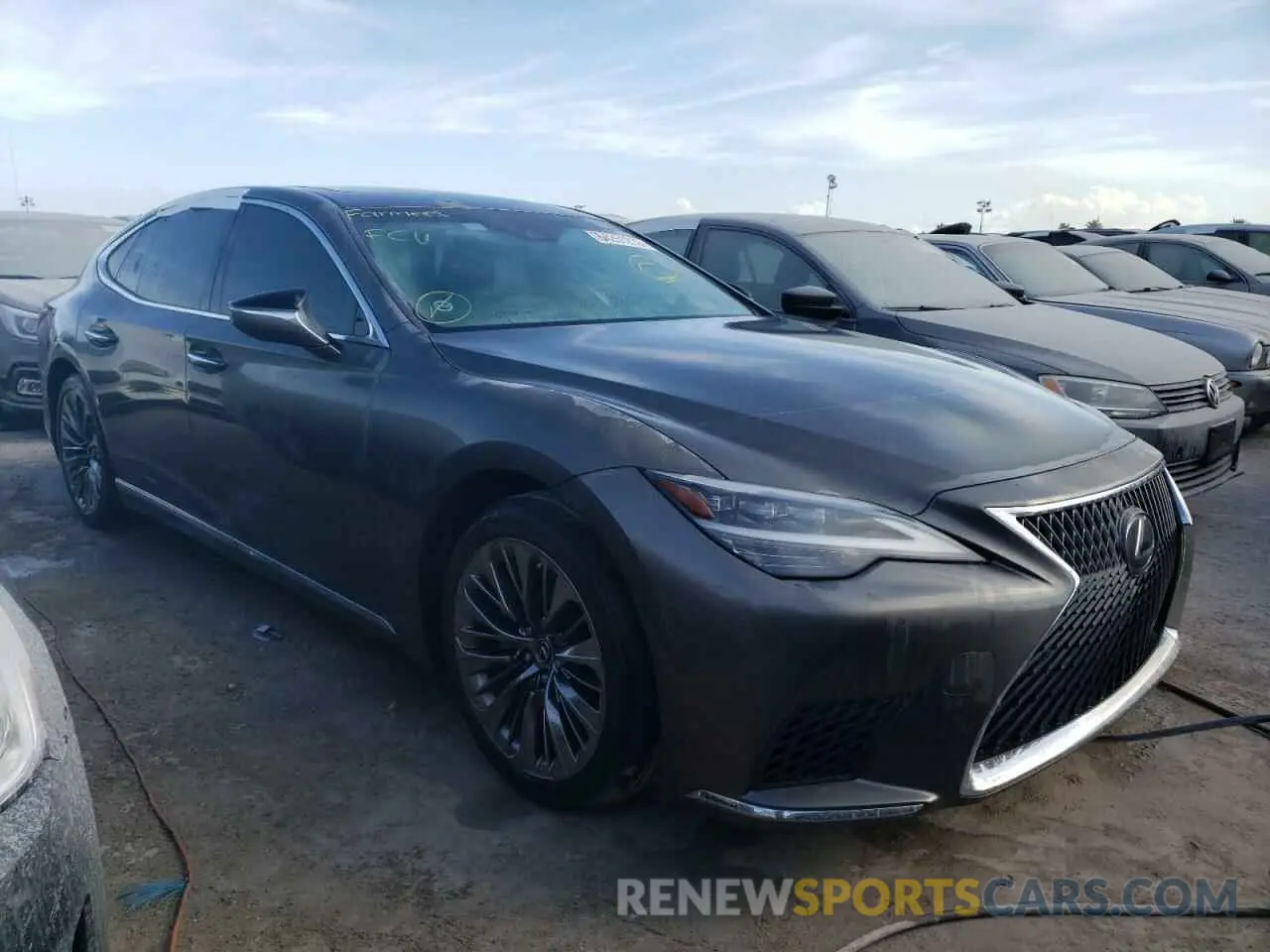 1 fotografías del automóvil dañado JTHD51FF3M5013398 LEXUS LS500 2021