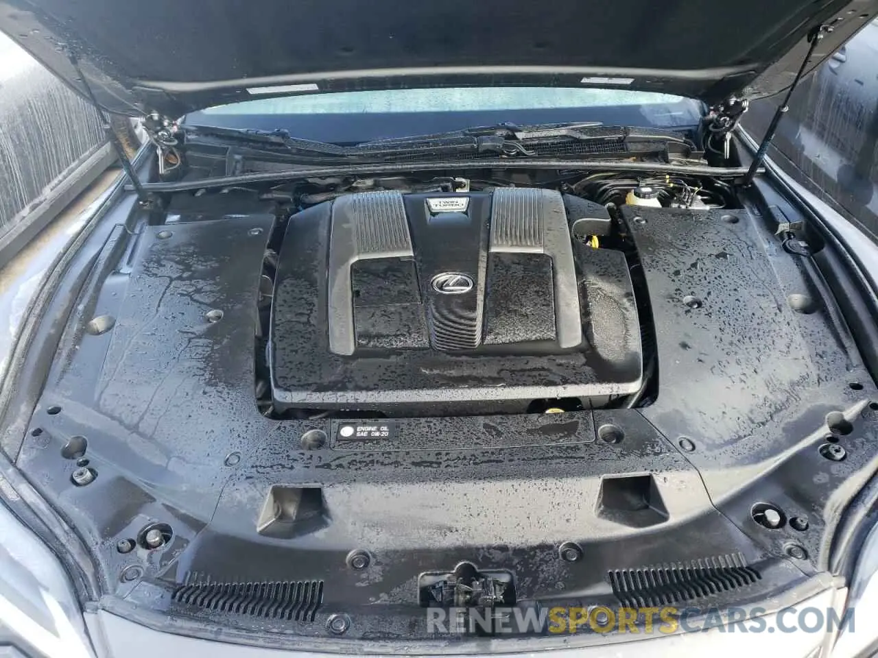 7 fotografías del automóvil dañado JTHD51FF3M5013398 LEXUS LS500 2021