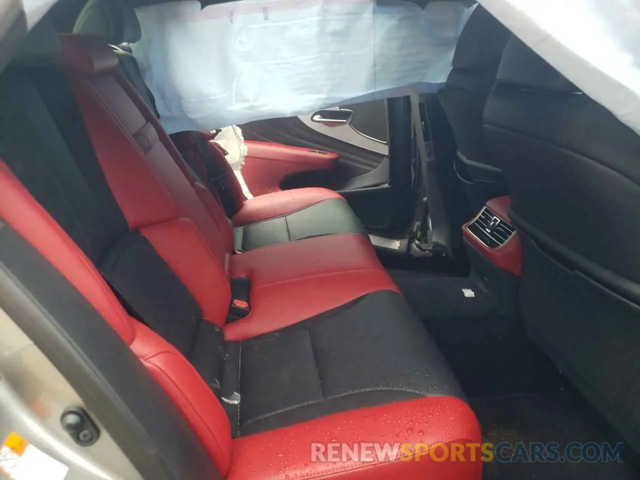 6 fotografías del automóvil dañado JTHF51FF6M5014005 LEXUS LS500 2021