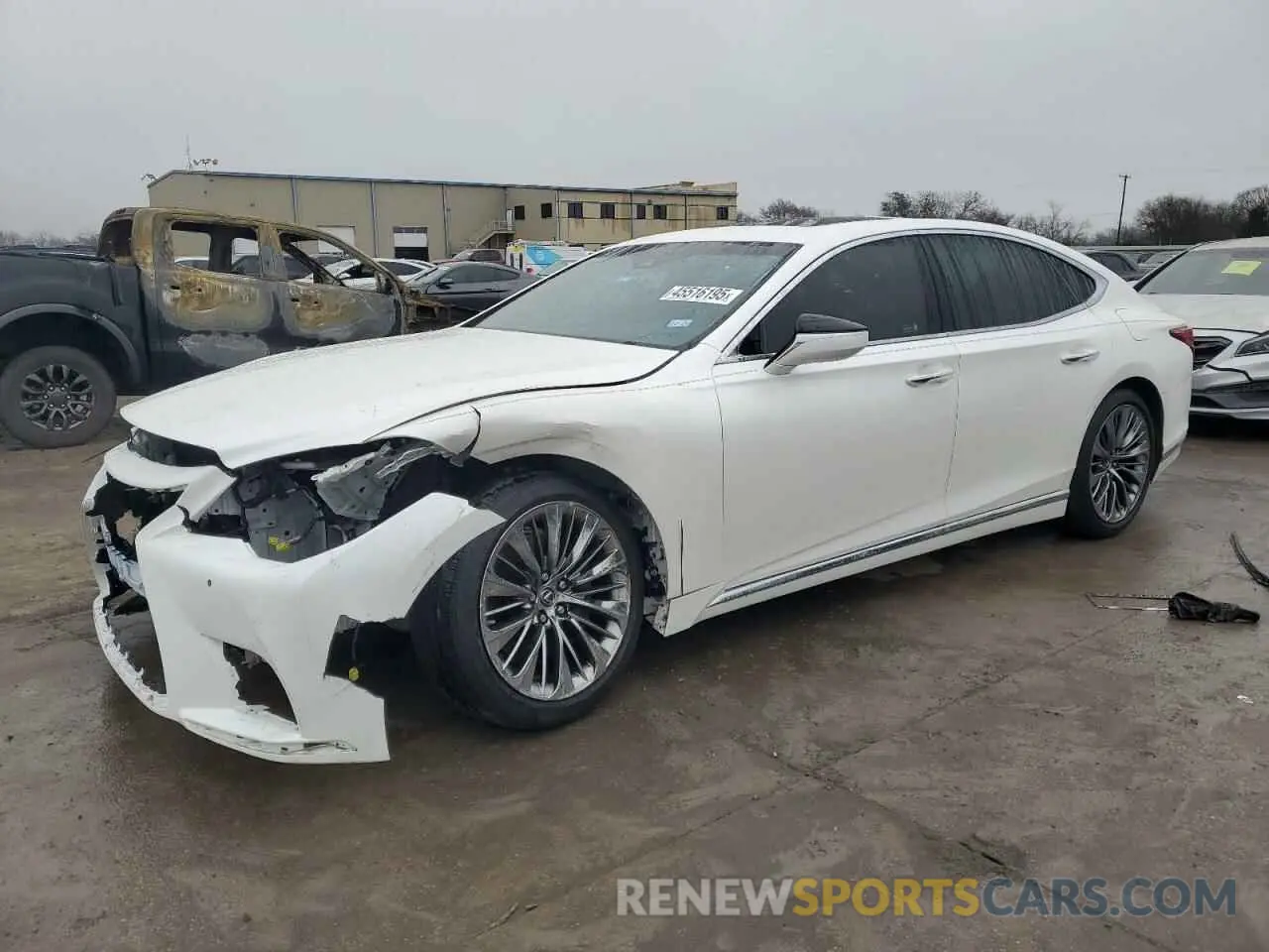 1 fotografías del automóvil dañado JTHD51FF7N5015883 LEXUS LS500 2022