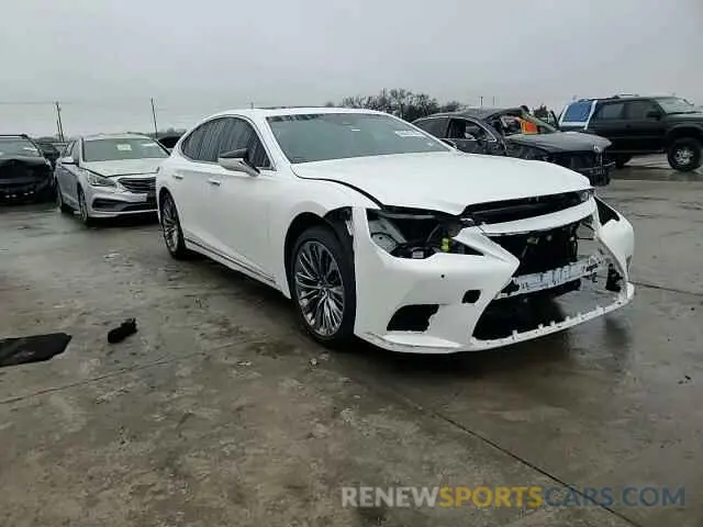 11 fotografías del automóvil dañado JTHD51FF7N5015883 LEXUS LS500 2022
