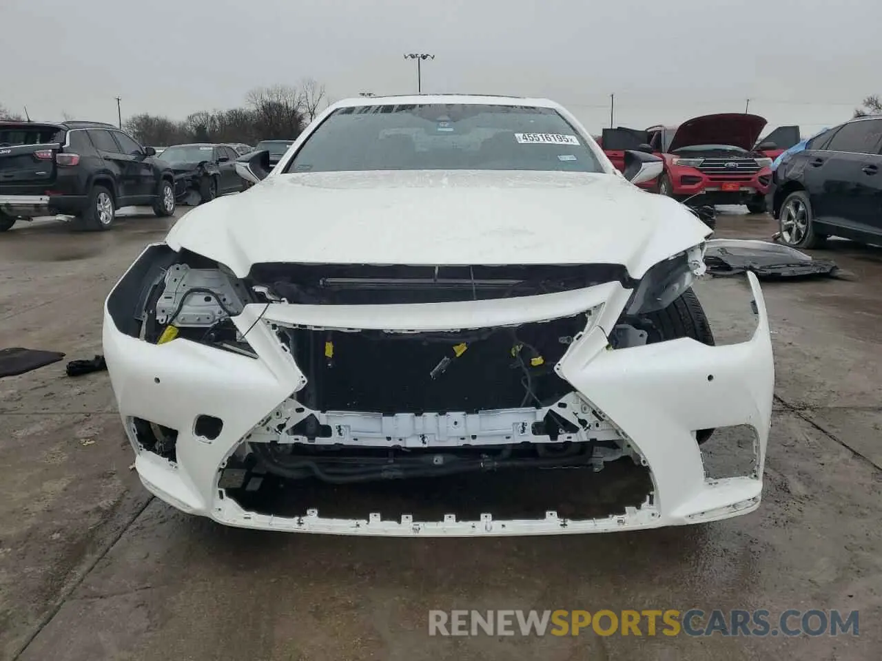 5 fotografías del automóvil dañado JTHD51FF7N5015883 LEXUS LS500 2022