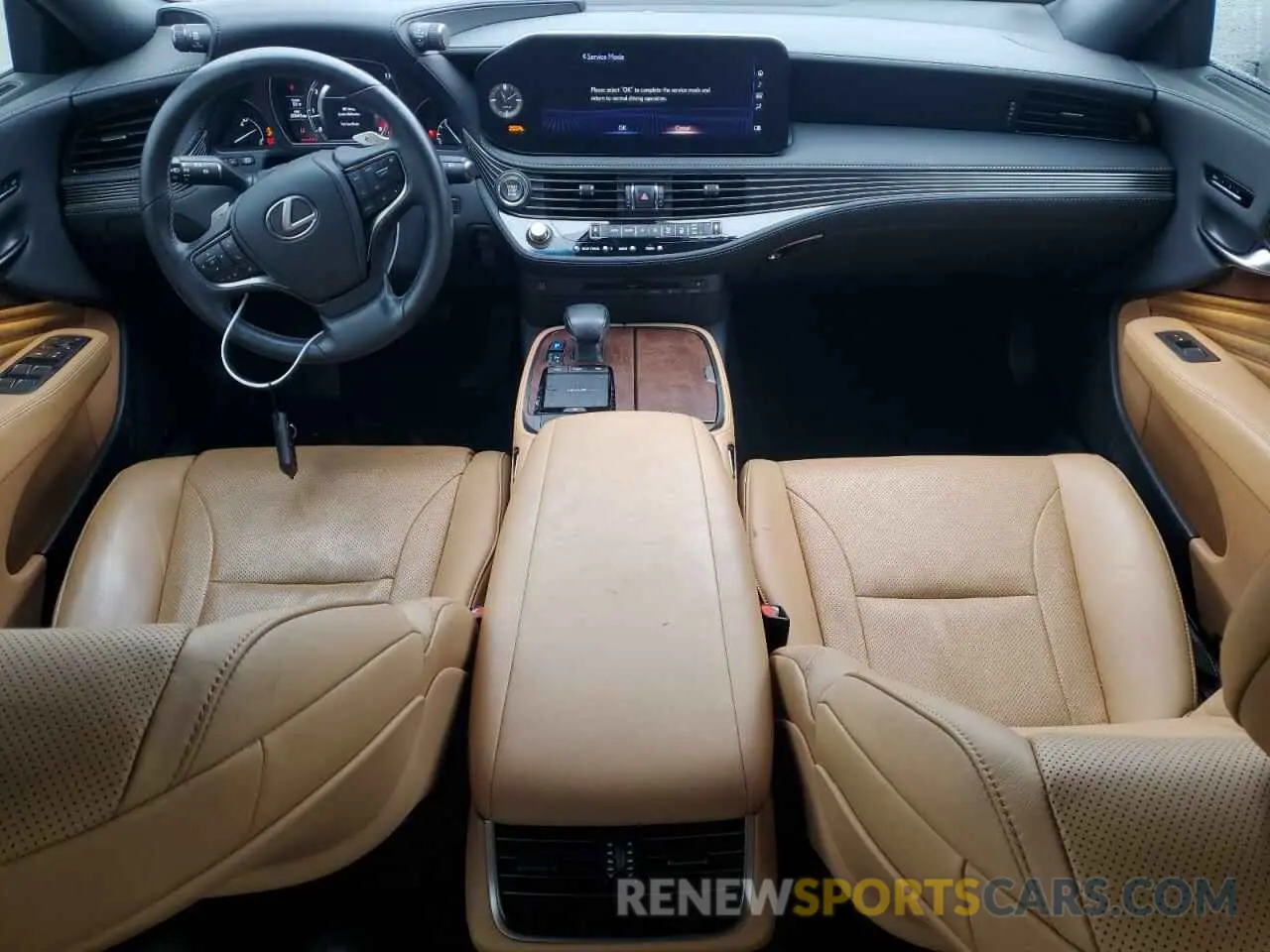 8 fotografías del automóvil dañado JTHD51FF7N5015883 LEXUS LS500 2022