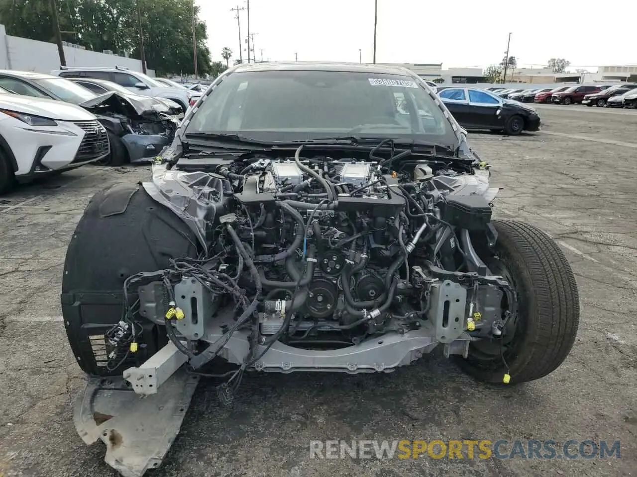 5 fotografías del automóvil dañado JTHD51FF0P5018885 LEXUS LS500 2023