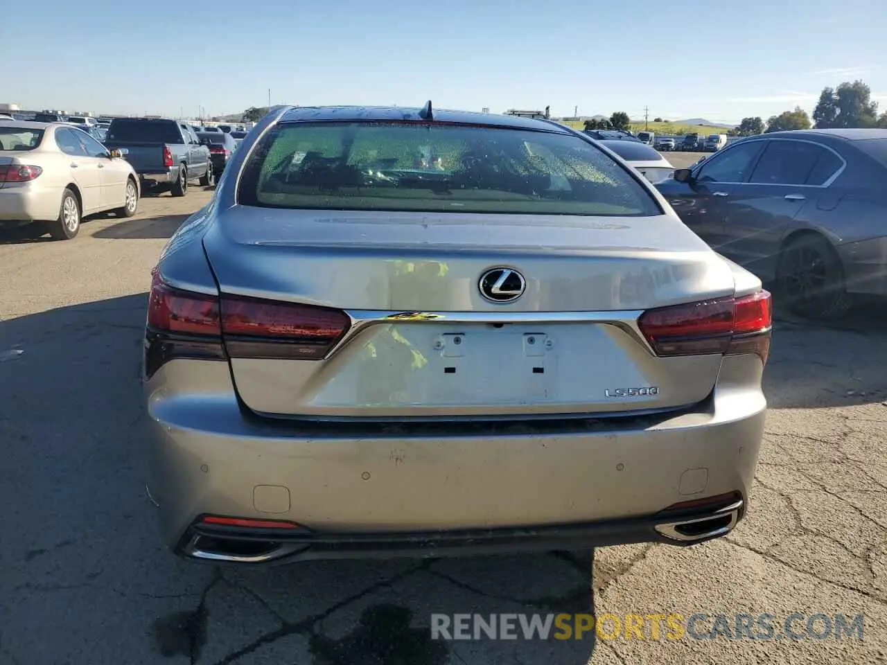 6 fotografías del automóvil dañado JTHD51FF2P5018953 LEXUS LS500 2023