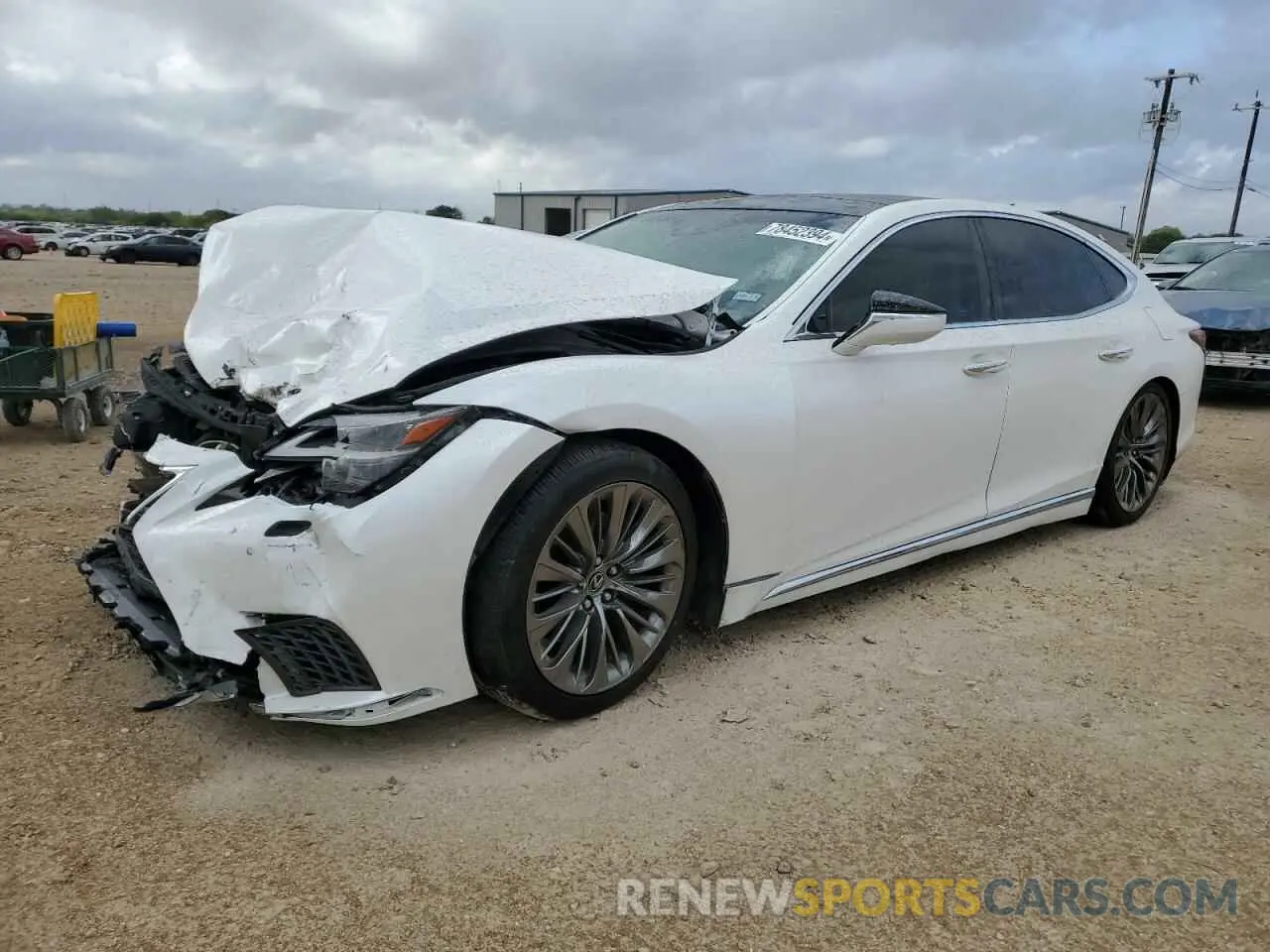 1 fotografías del automóvil dañado JTHD51FF3P5018878 LEXUS LS500 2023