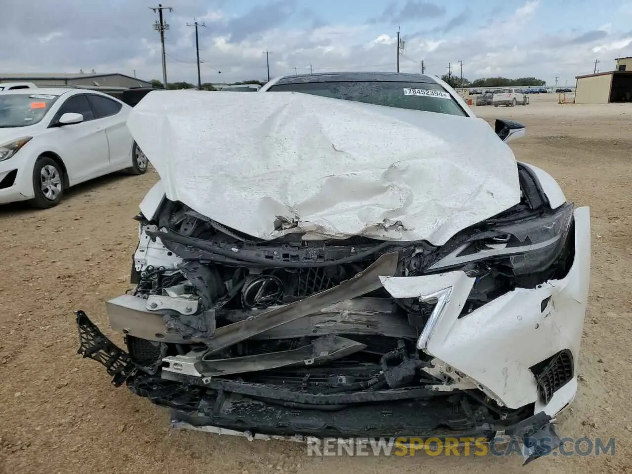 5 fotografías del automóvil dañado JTHD51FF3P5018878 LEXUS LS500 2023