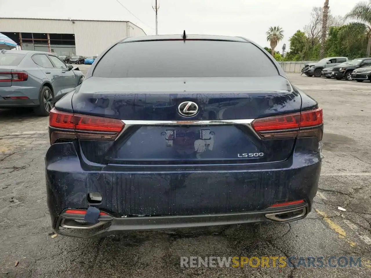 6 fotografías del automóvil dañado JTHD51FFXP5018375 LEXUS LS500 2023