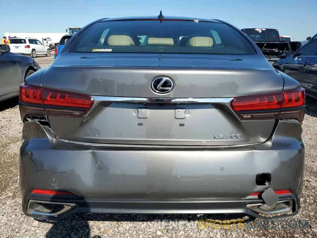 6 fotografías del automóvil dañado JTHD51FFXP5018702 LEXUS LS500 2023