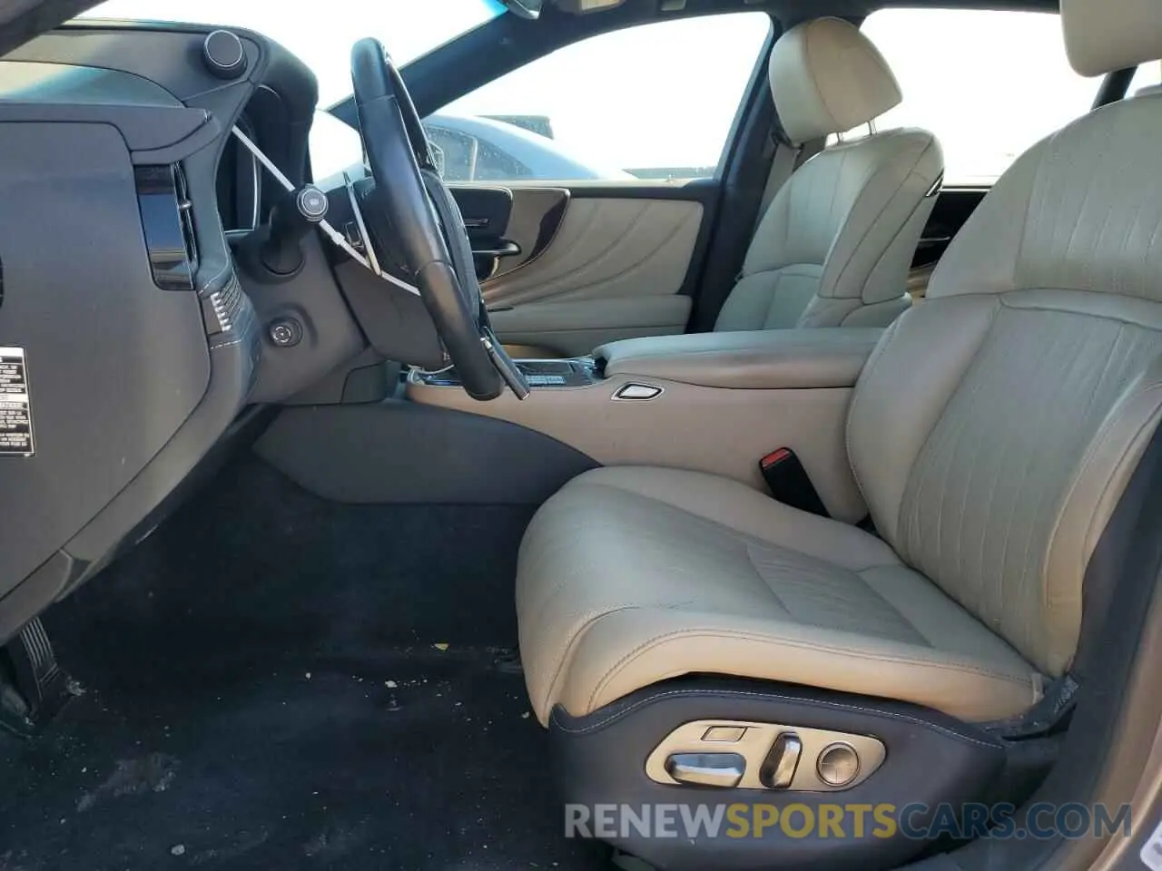 7 fotografías del automóvil dañado JTHD51FFXP5018702 LEXUS LS500 2023