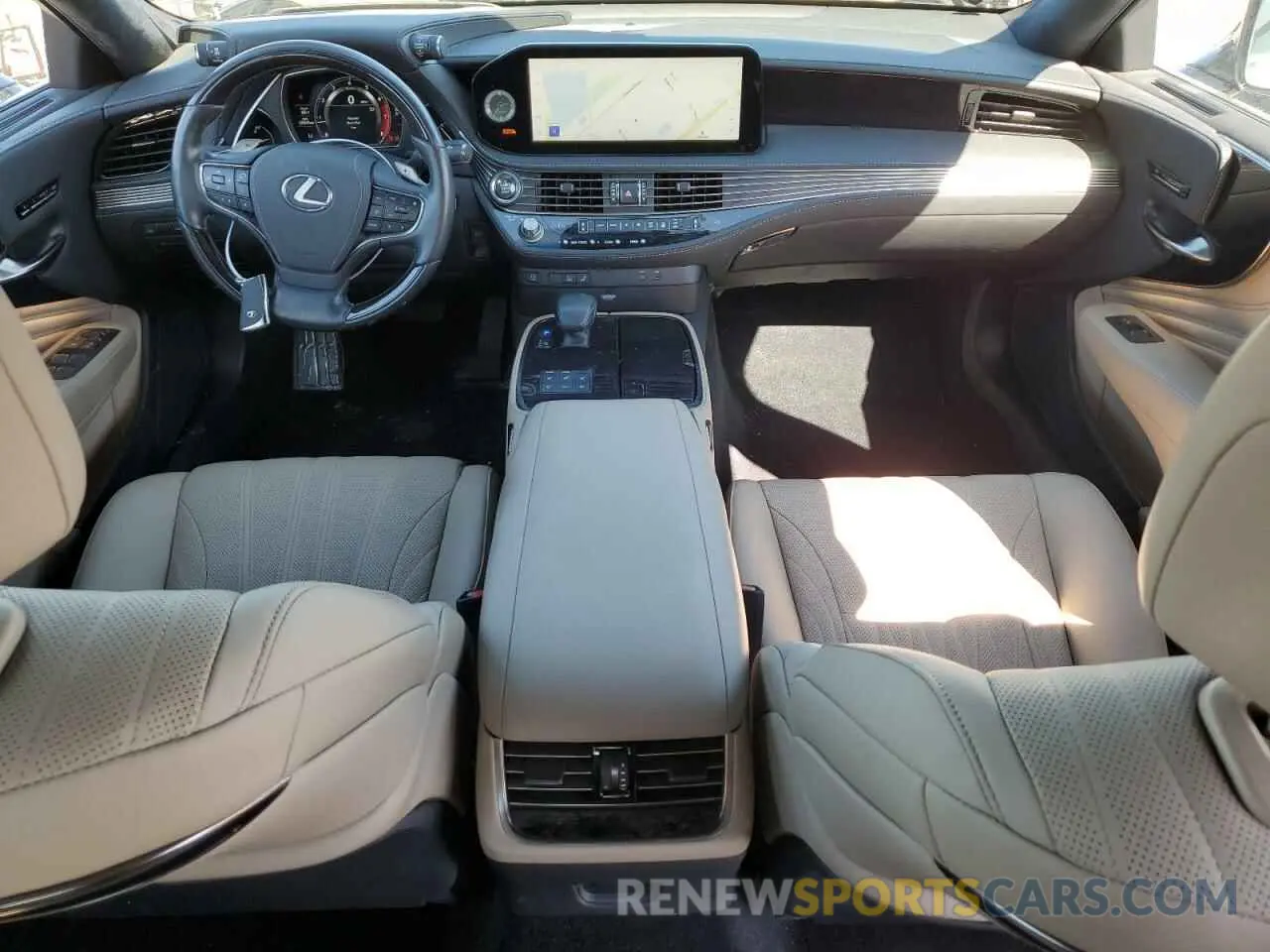 8 fotografías del automóvil dañado JTHD51FFXP5018702 LEXUS LS500 2023