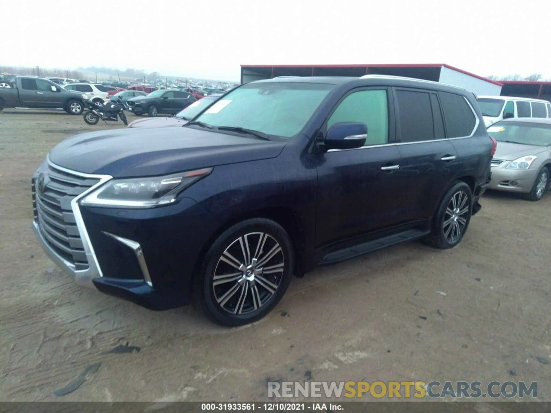 2 fotografías del automóvil dañado JTJHY7AX3K4287732 LEXUS LX 2019
