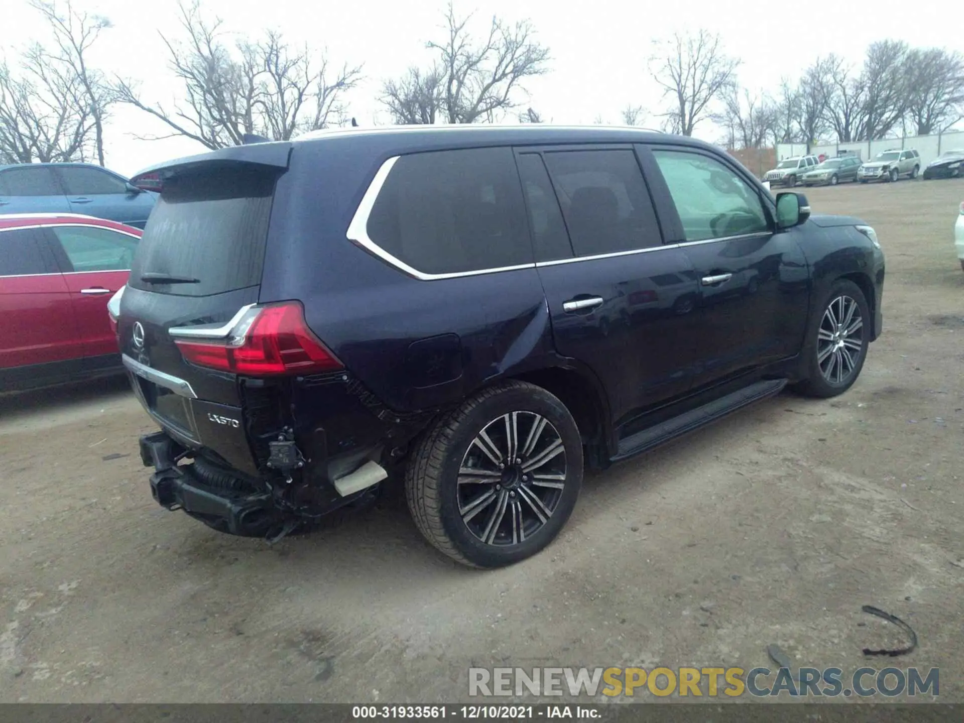 4 fotografías del automóvil dañado JTJHY7AX3K4287732 LEXUS LX 2019