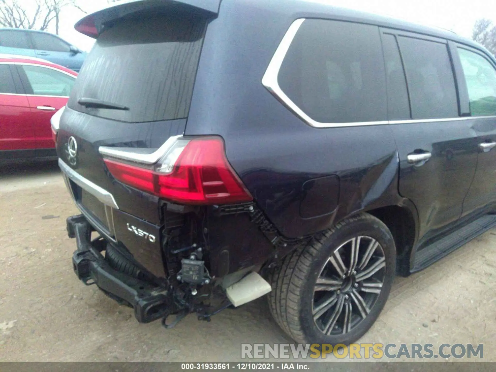 6 fotografías del automóvil dañado JTJHY7AX3K4287732 LEXUS LX 2019