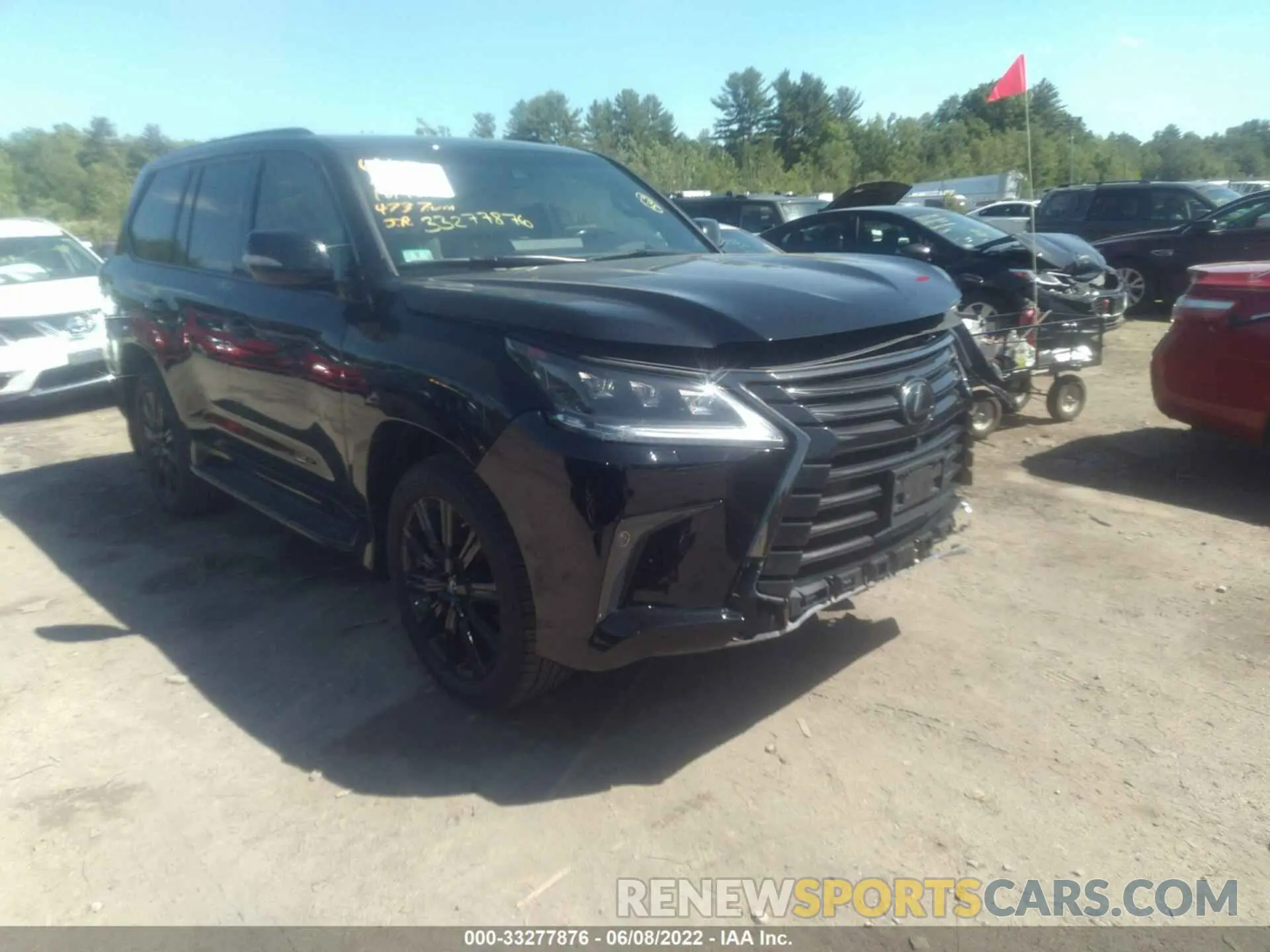 1 fotografías del automóvil dañado JTJHY7AX4K4294737 LEXUS LX 2019