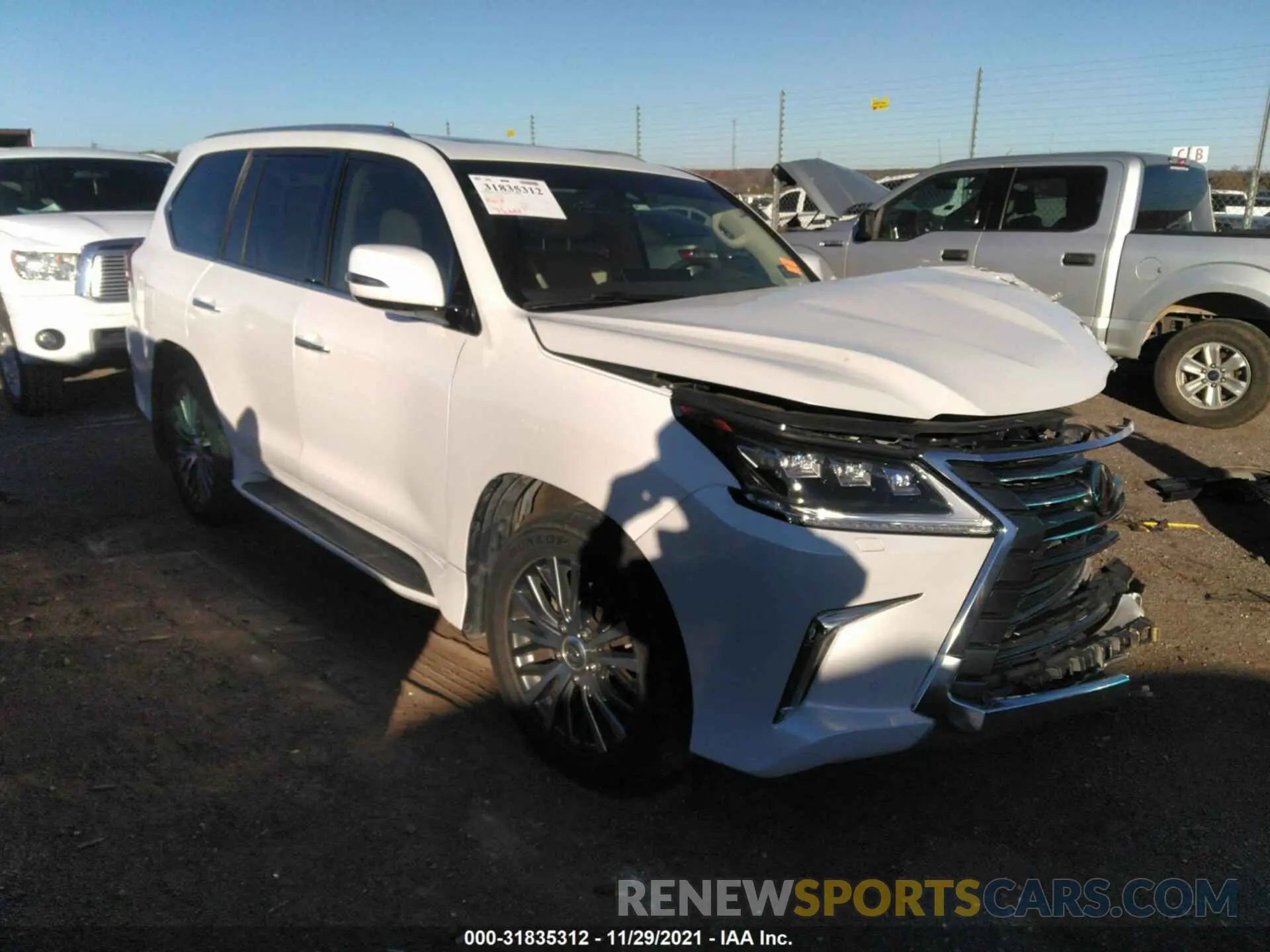 1 fotografías del automóvil dañado JTJHY7AX5K4283052 LEXUS LX 2019