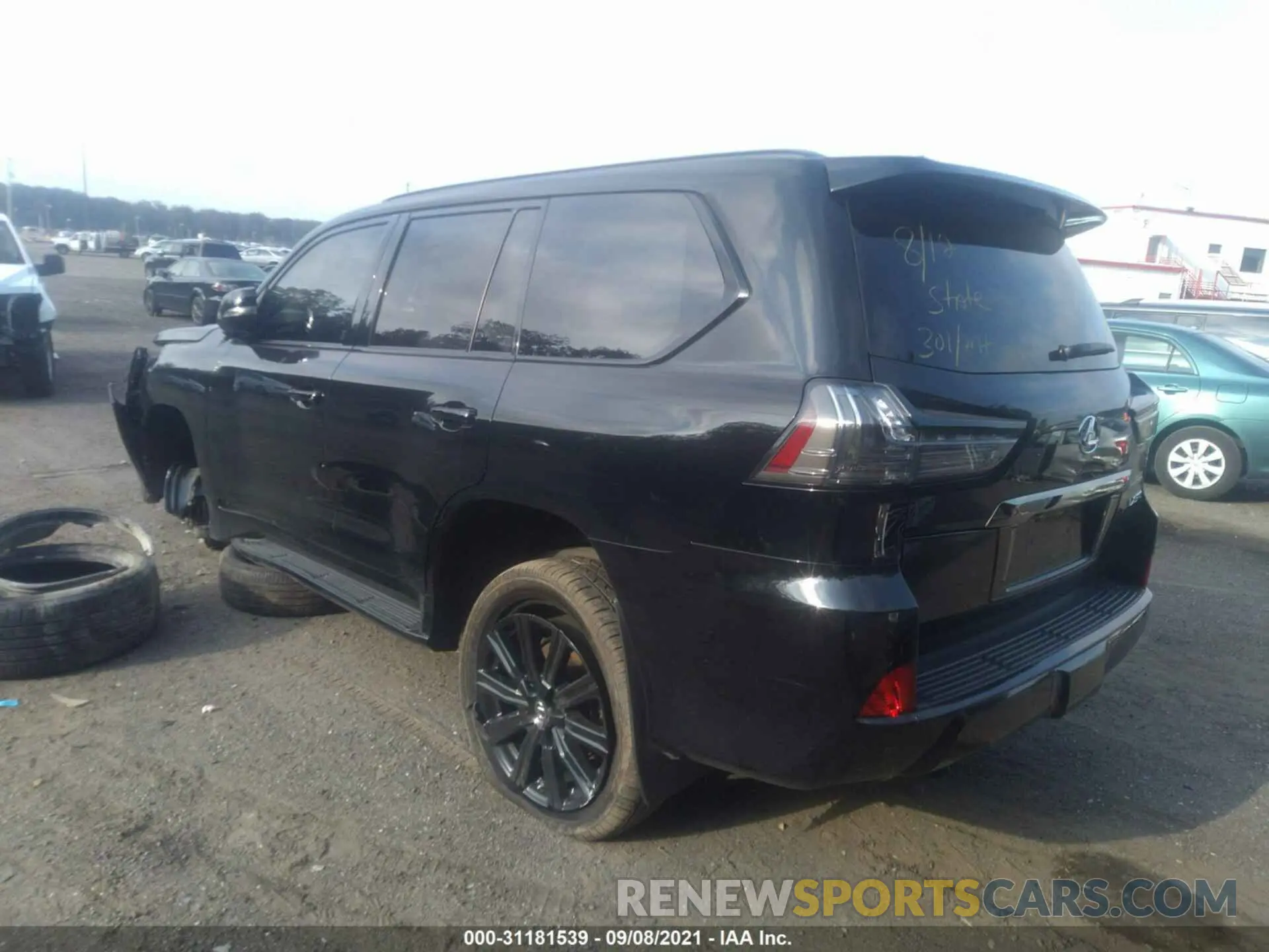 3 fotografías del automóvil dañado JTJHY7AX5K4300920 LEXUS LX 2019