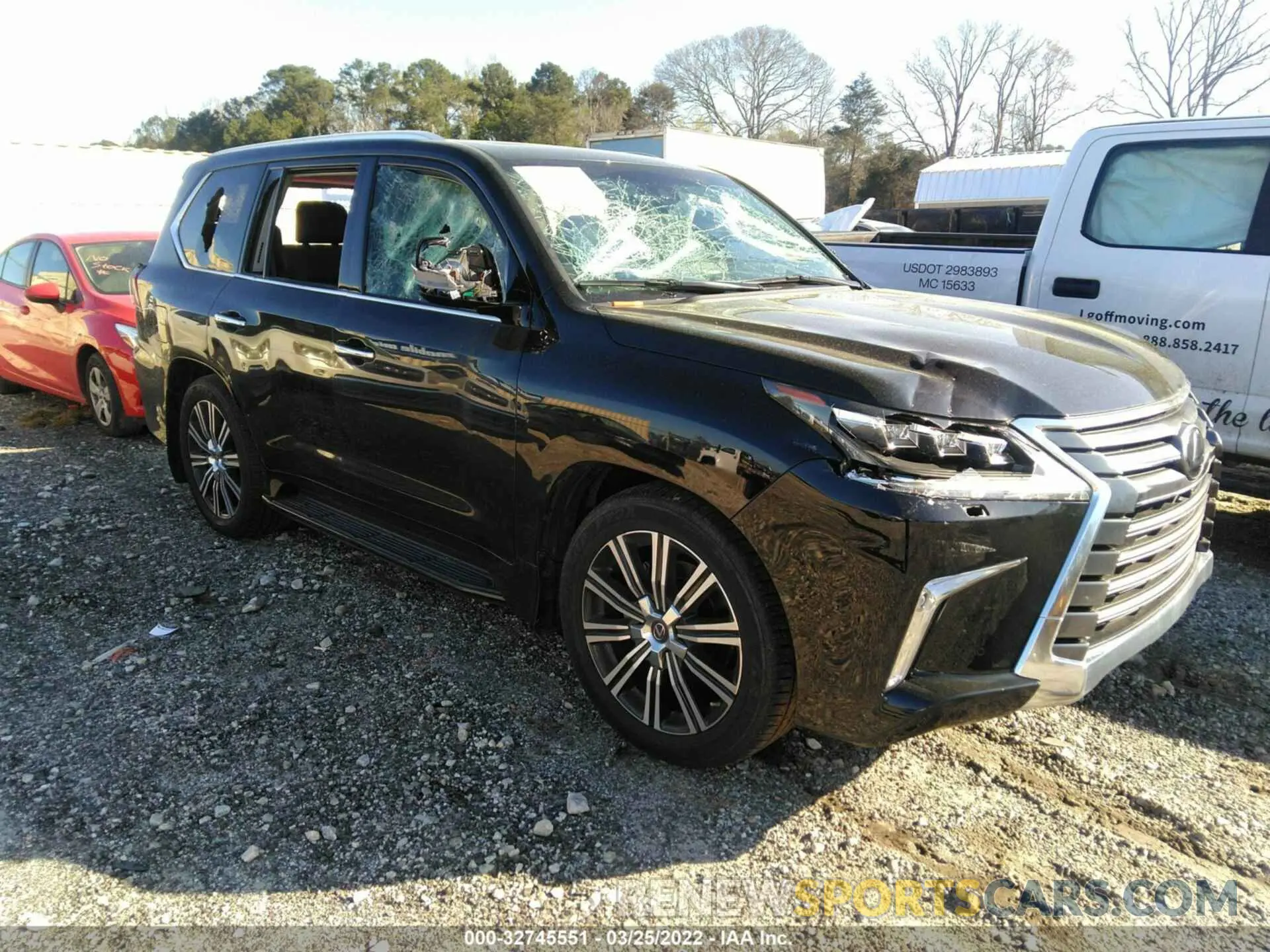 1 fotografías del automóvil dañado JTJHY7AX8K4297043 LEXUS LX 2019