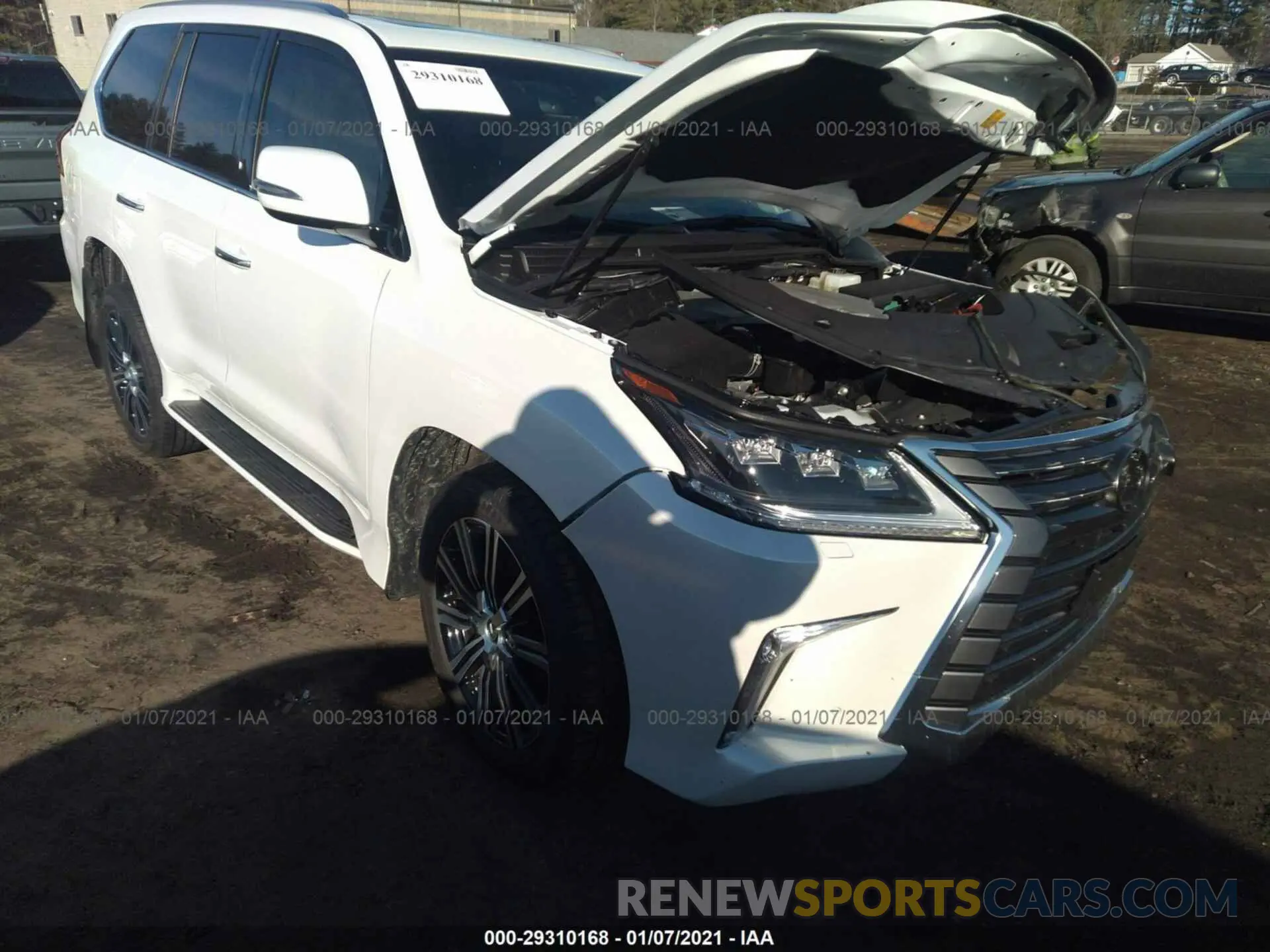 1 fotografías del automóvil dañado JTJDY7AX4L4332970 LEXUS LX 2020
