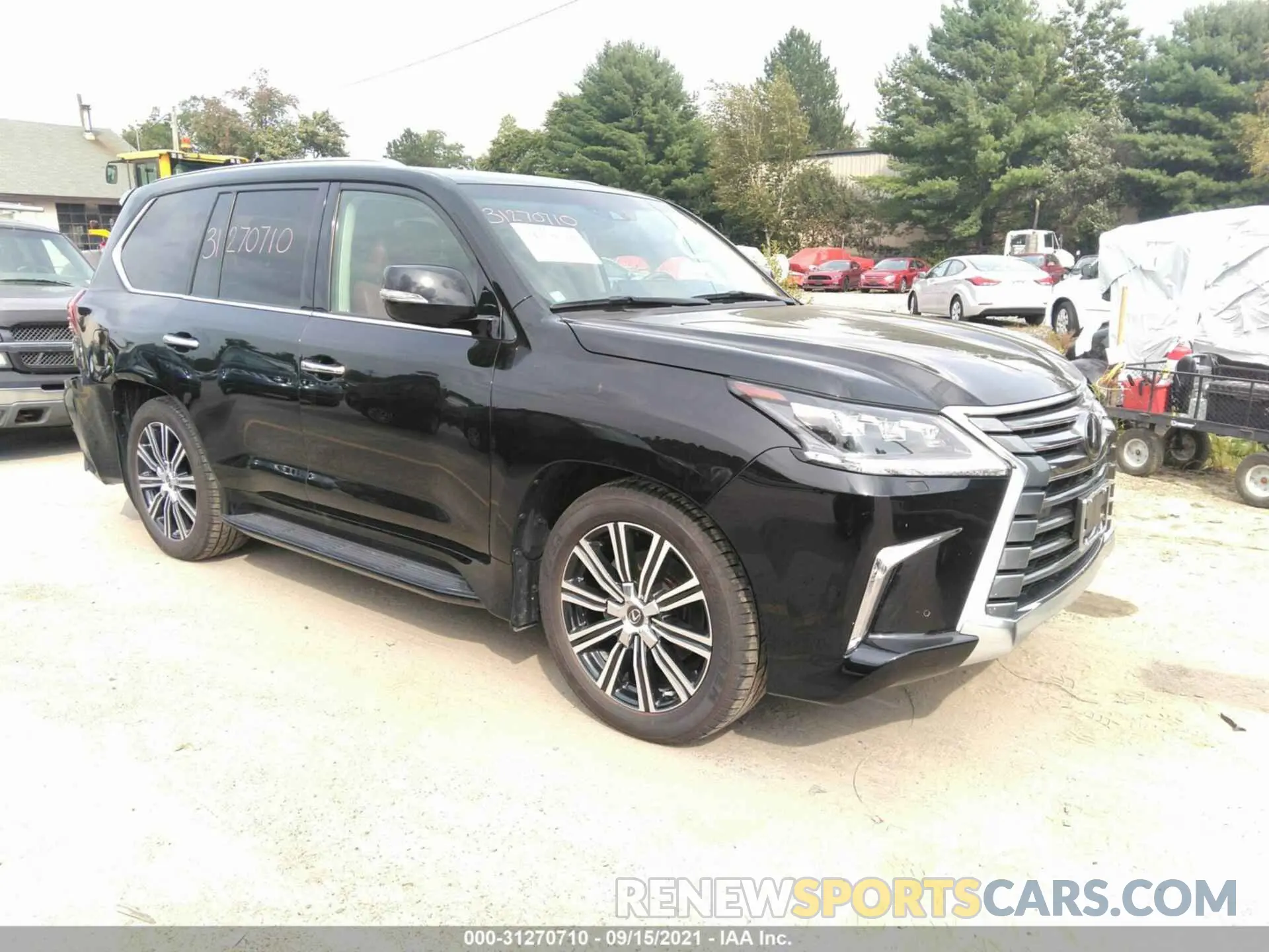 1 fotografías del automóvil dañado JTJDY7AXXL4319110 LEXUS LX 2020