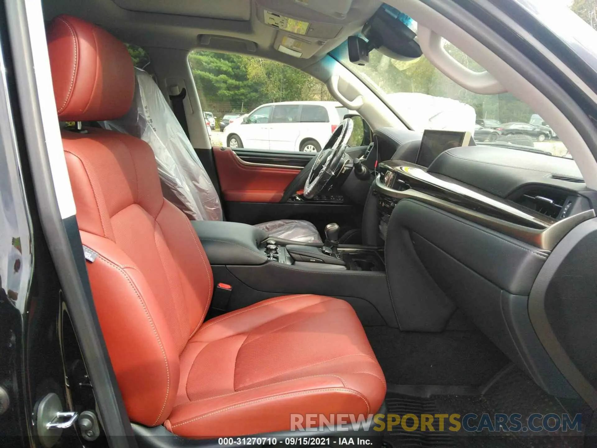 5 fotografías del automóvil dañado JTJDY7AXXL4319110 LEXUS LX 2020