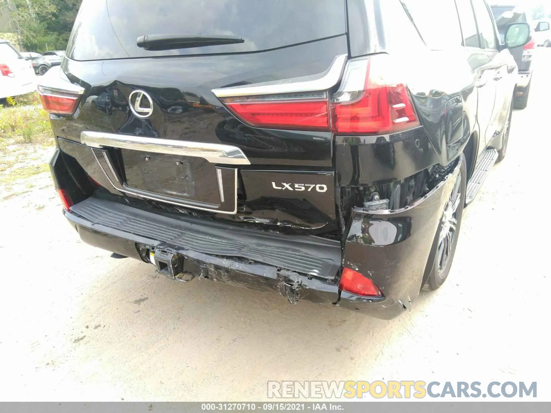 6 fotografías del automóvil dañado JTJDY7AXXL4319110 LEXUS LX 2020