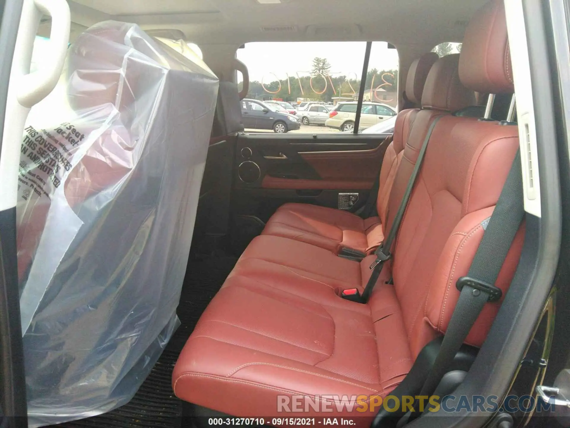 8 fotografías del automóvil dañado JTJDY7AXXL4319110 LEXUS LX 2020