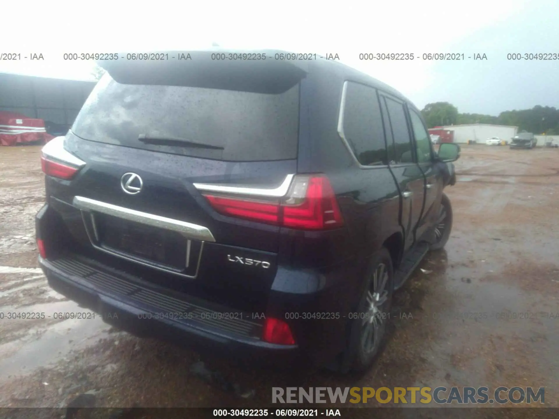 4 fotografías del automóvil dañado JTJFY7AX9M4339648 LEXUS LX 2021