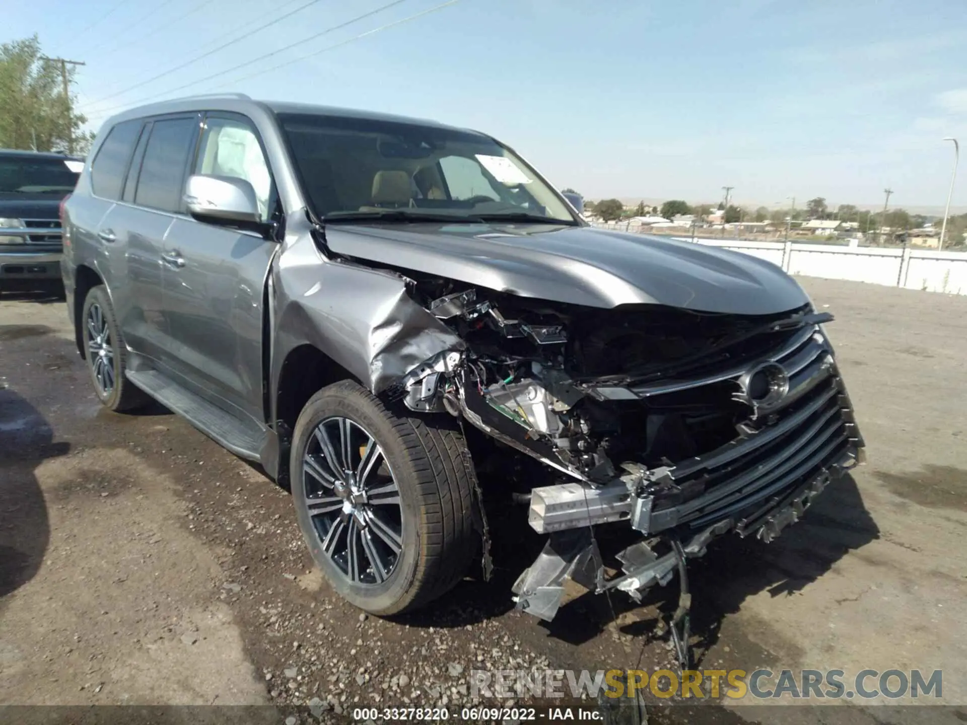 1 fotografías del automóvil dañado JTJFY7AXXM4348200 LEXUS LX 2021