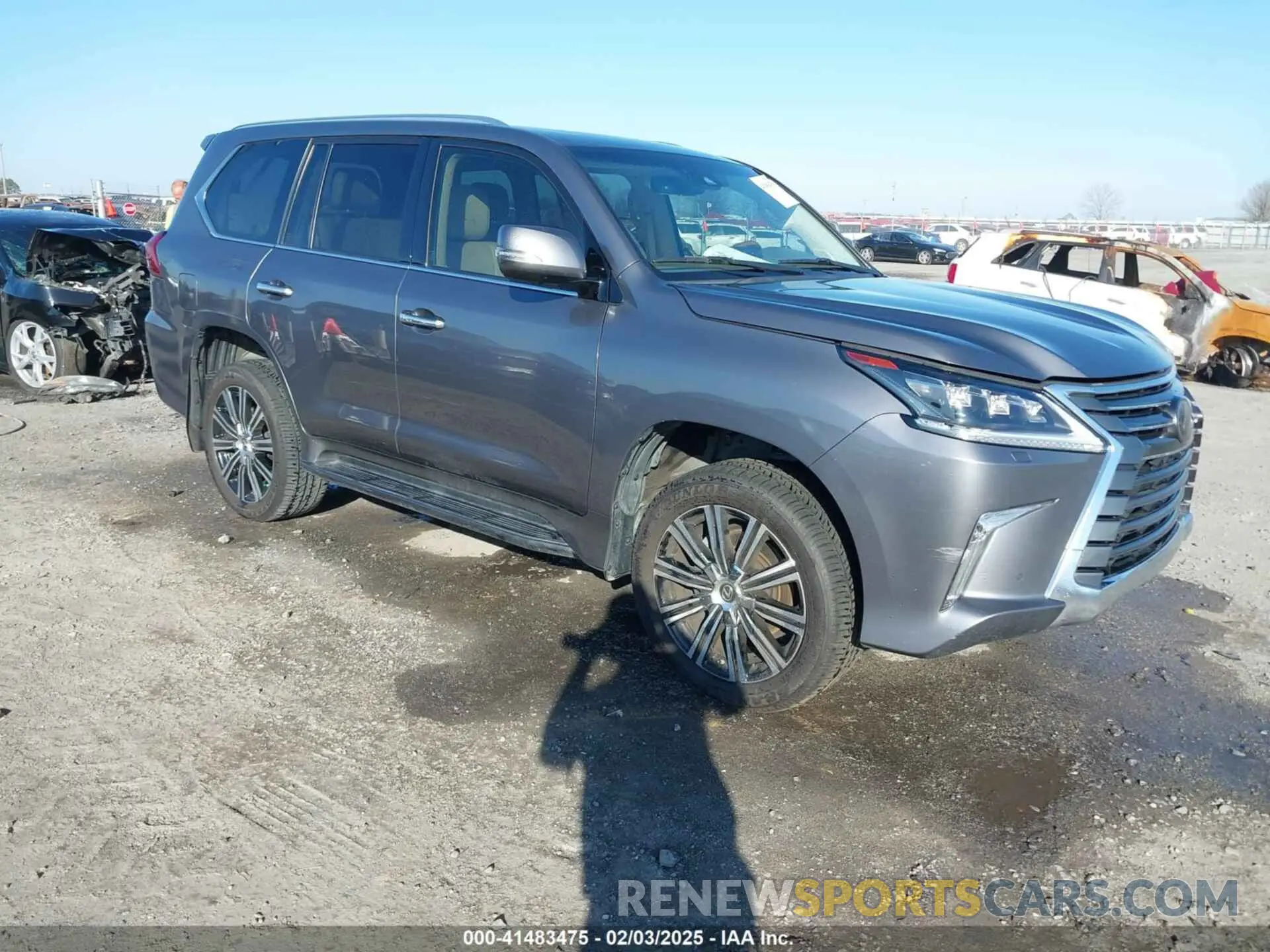 1 fotografías del automóvil dañado JTJHY7AX2K4285065 LEXUS LX 570 2019