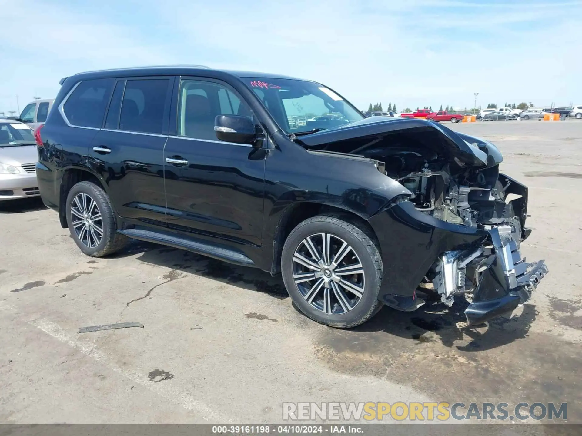 1 fotografías del automóvil dañado JTJDY7AXXM4338550 LEXUS LX 570 2021