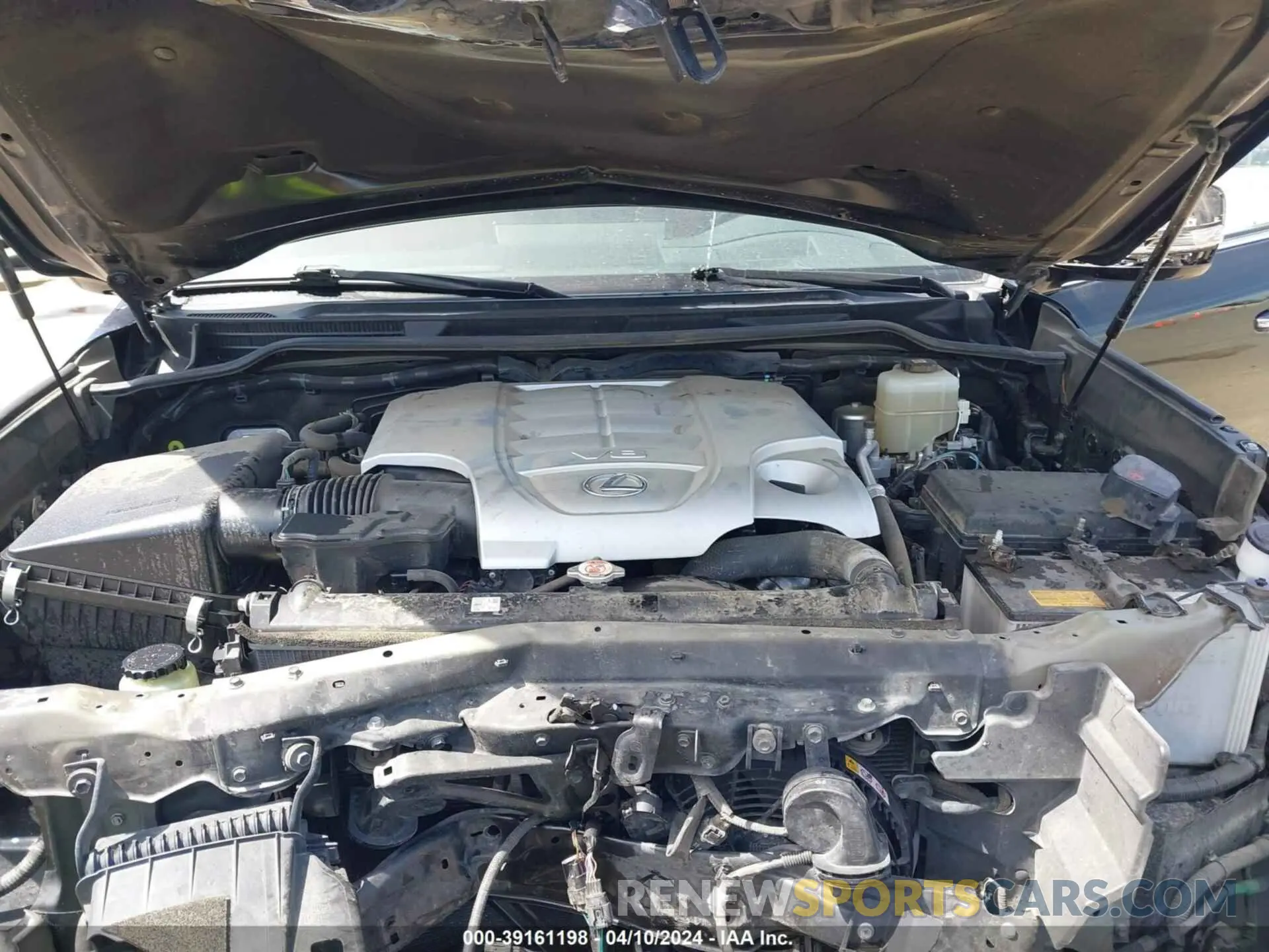 10 fotografías del automóvil dañado JTJDY7AXXM4338550 LEXUS LX 570 2021
