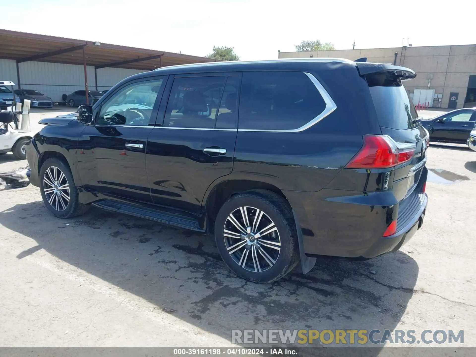 3 fotografías del automóvil dañado JTJDY7AXXM4338550 LEXUS LX 570 2021