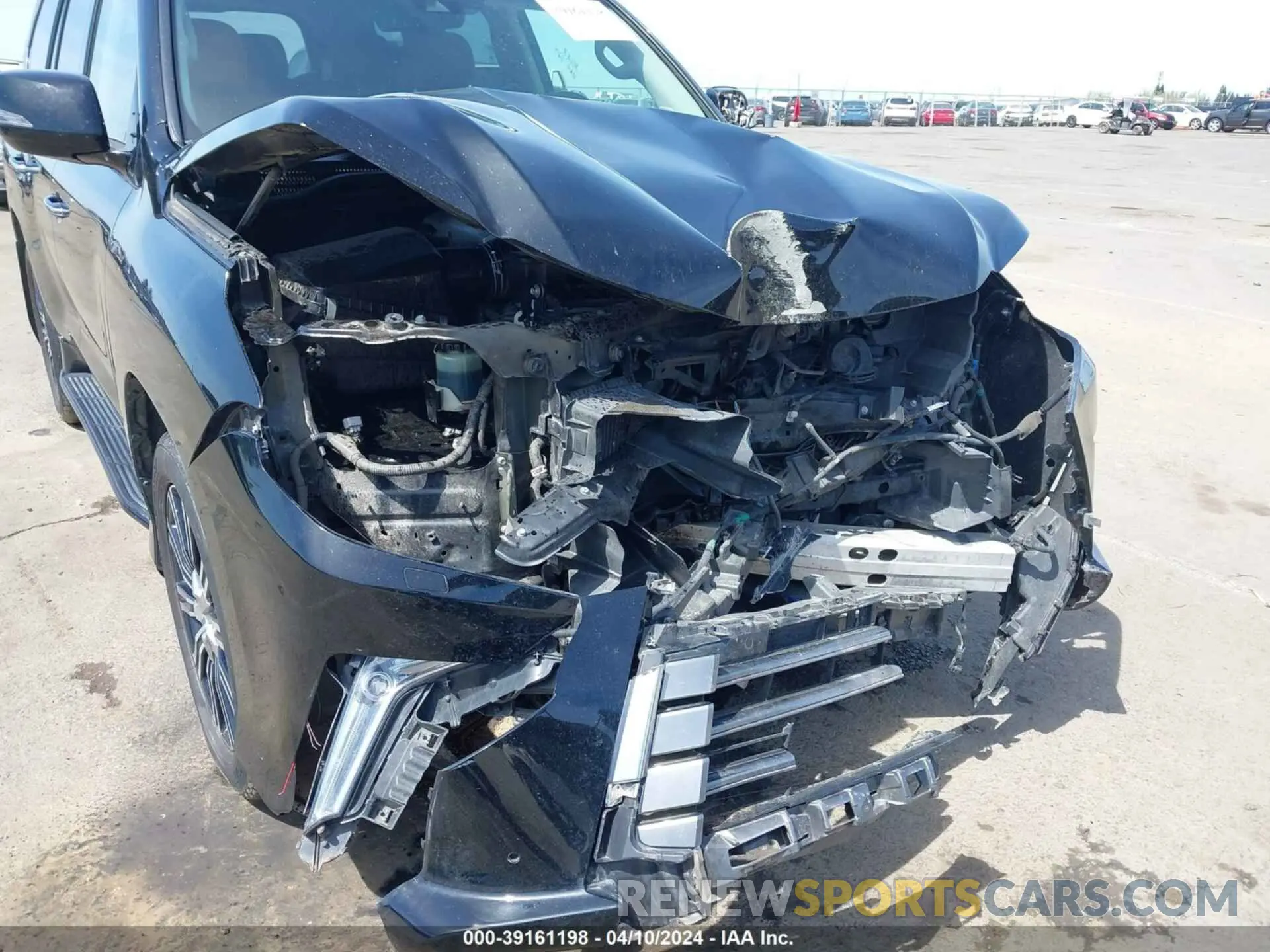 6 fotografías del automóvil dañado JTJDY7AXXM4338550 LEXUS LX 570 2021