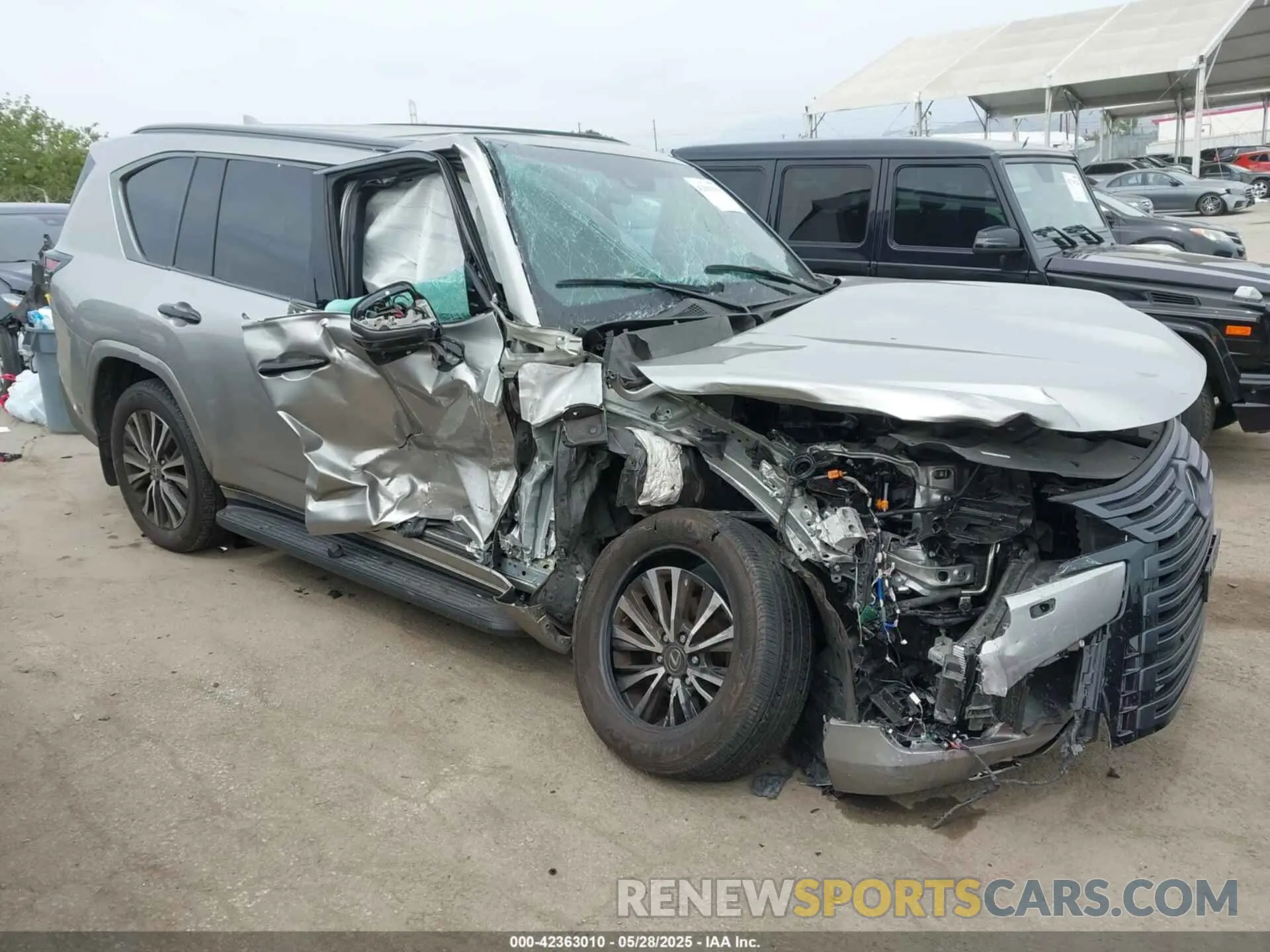 1 fotografías del automóvil dañado JTJAB7CX4N4000712 LEXUS LX 600 2022